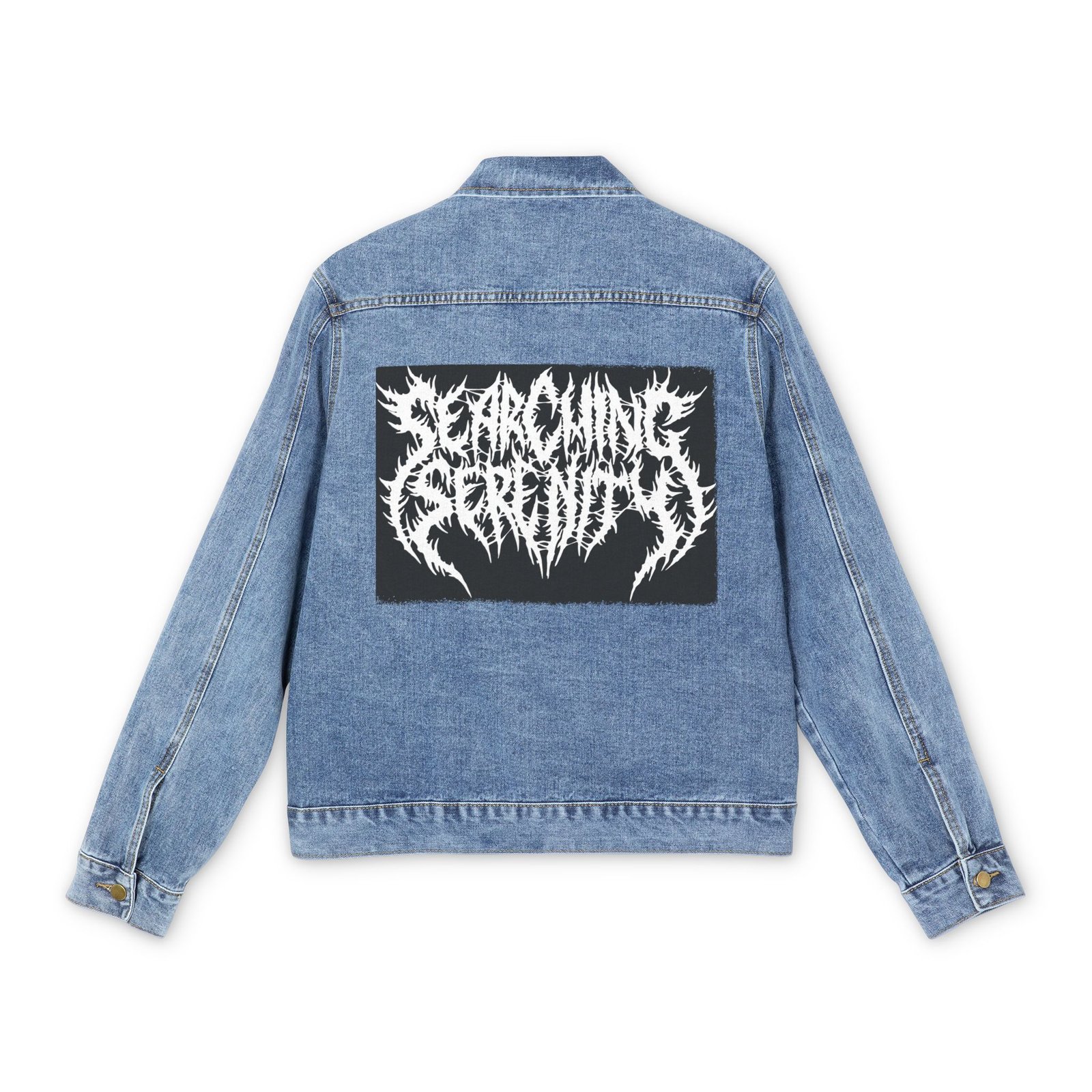 Searching Serenity Logo Men's Denim Jacket