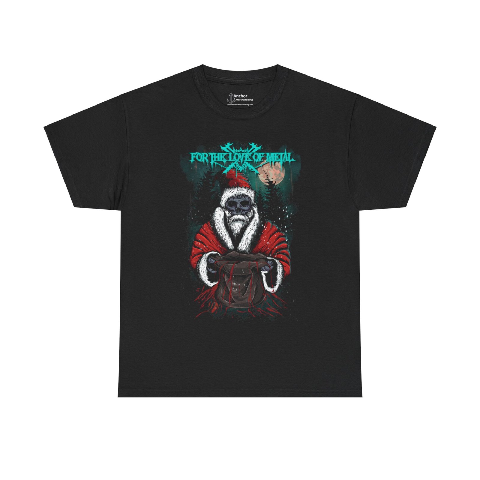 For The Love Of Metal - Christmas Short Sleeve T-Shirt