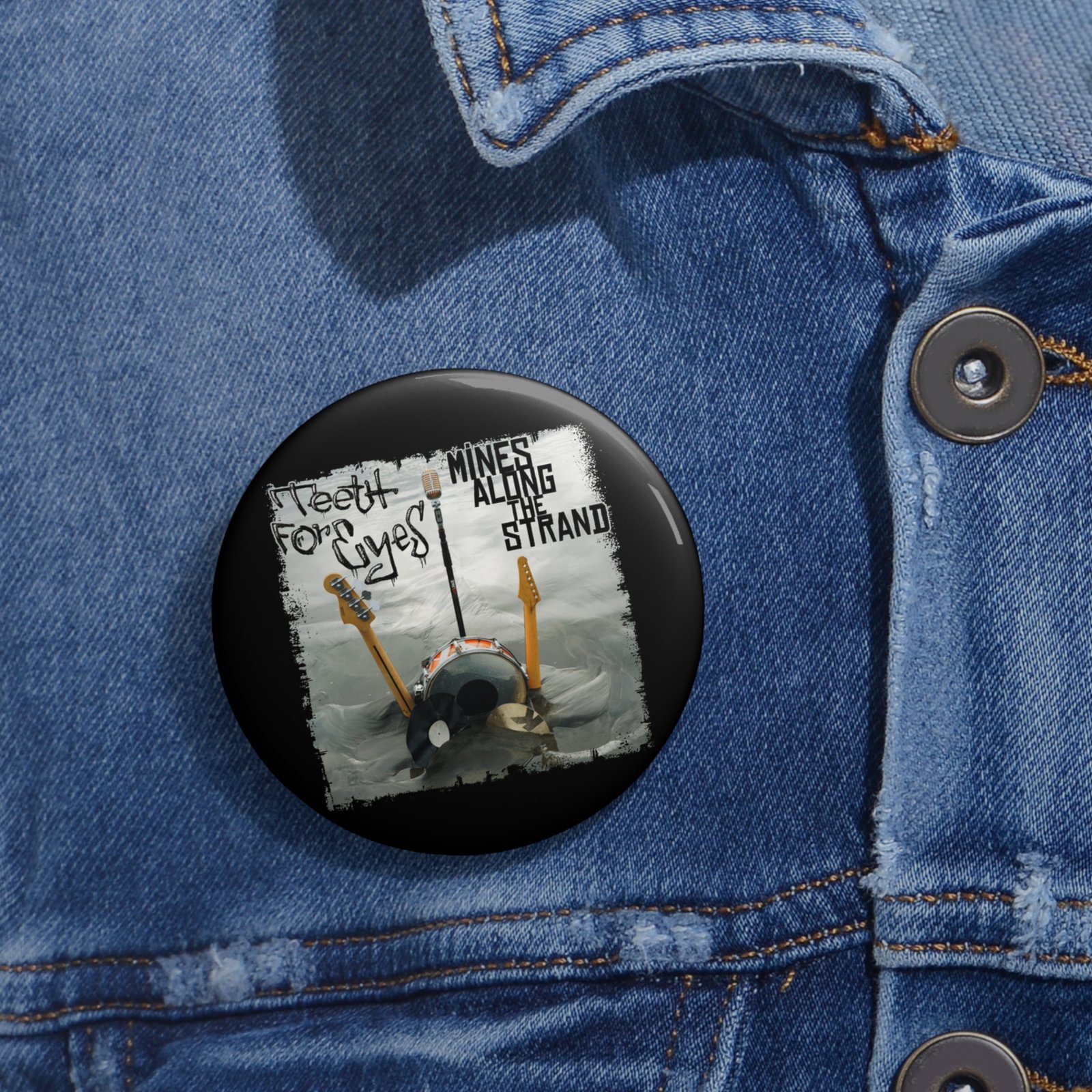 Teeth For Eyes - Mines Along The Strand Pin Buttons - Image 6