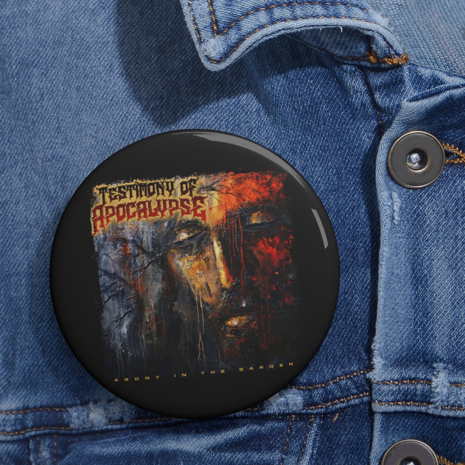 Testimony Of Apocalypse - Agony In The Garden (Album Version) Pin Buttons