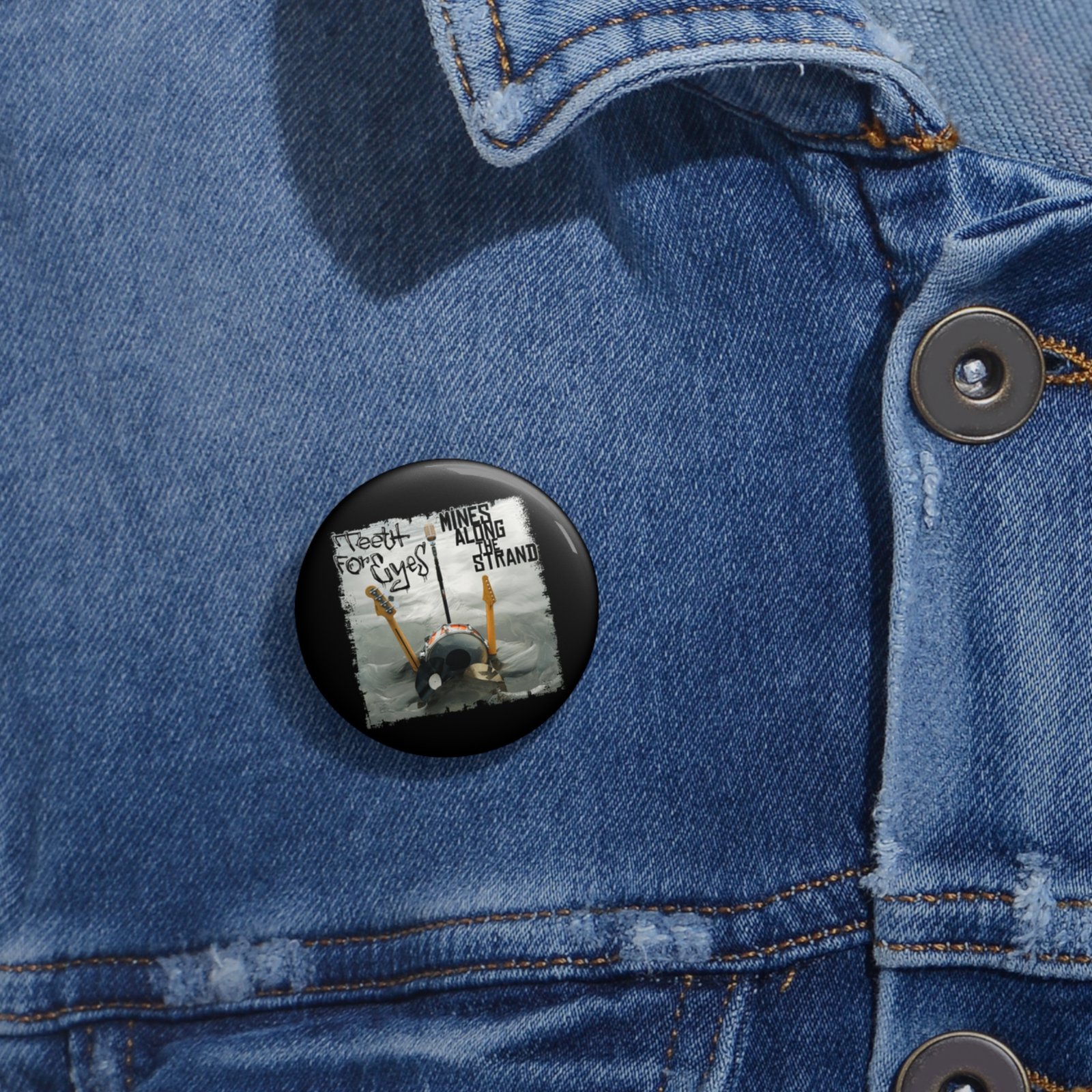 Teeth For Eyes - Mines Along The Strand Pin Buttons - Image 4