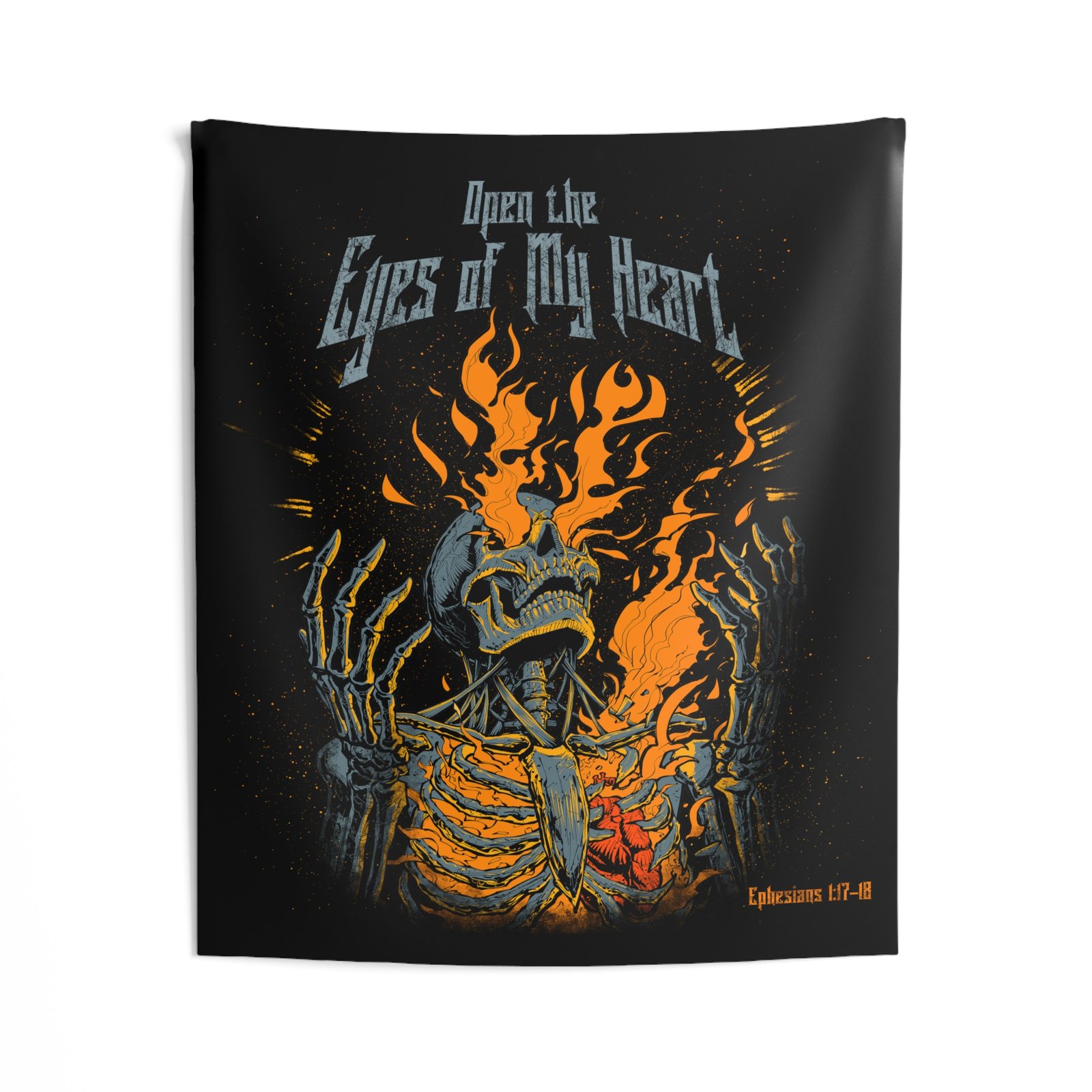 Sanctuary International - Open The Eyes Of My Heart Indoor Wall Tapestries - Image 2
