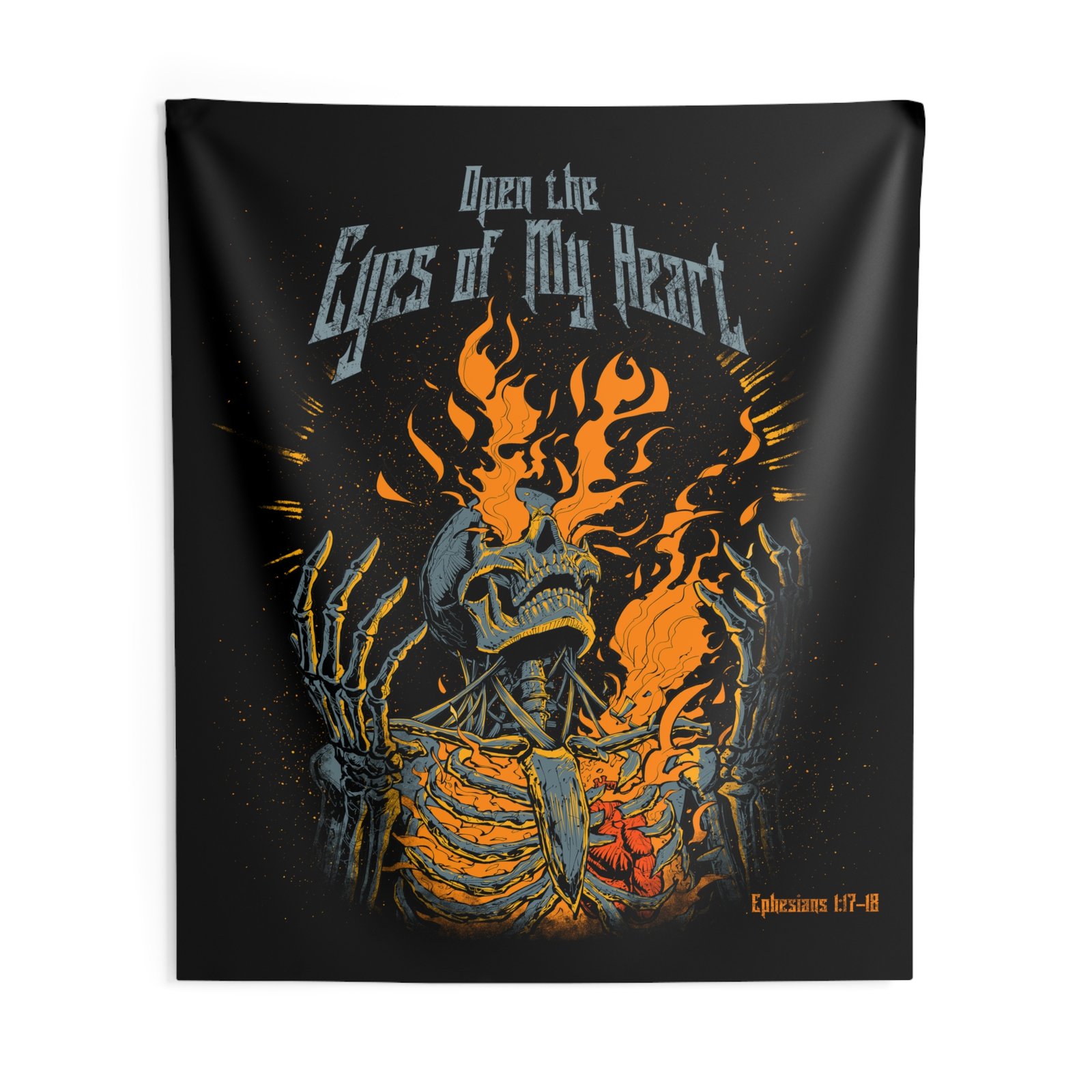 Sanctuary International - Open The Eyes Of My Heart Indoor Wall Tapestries - Image 4