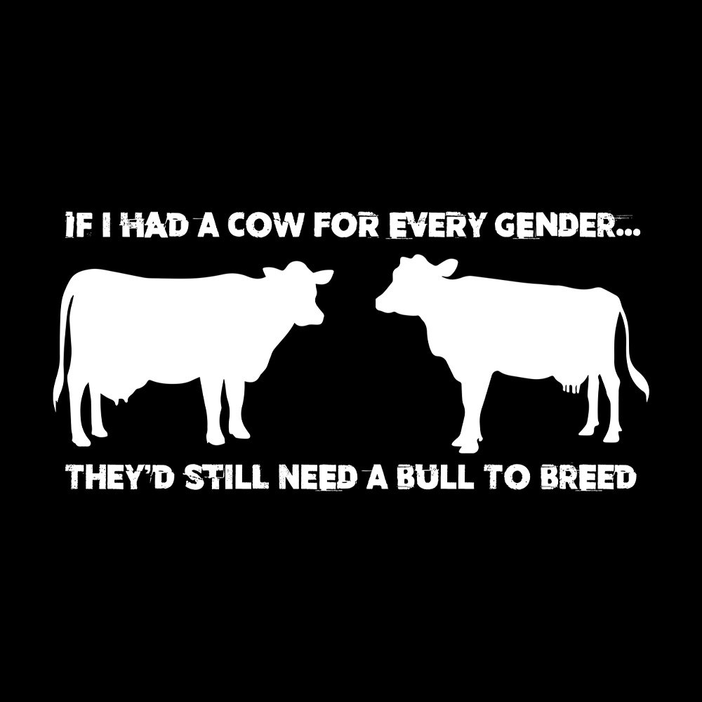 Still Need A Bull by Designs Of Defiance - Black Denim Printed Patches (2 sizes)