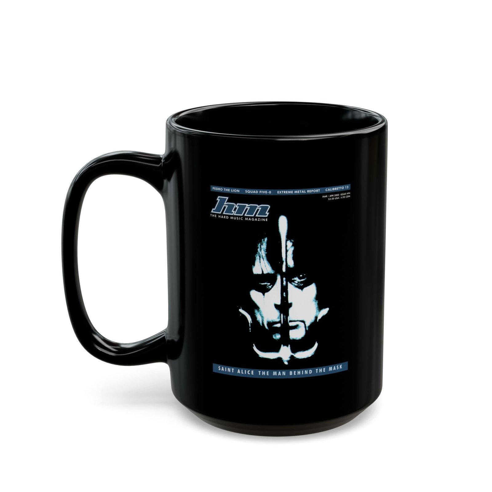 Heaven's Metal Magazine - Issue 94 Alice Cooper Black Mugs (11oz, 15oz) - Image 7