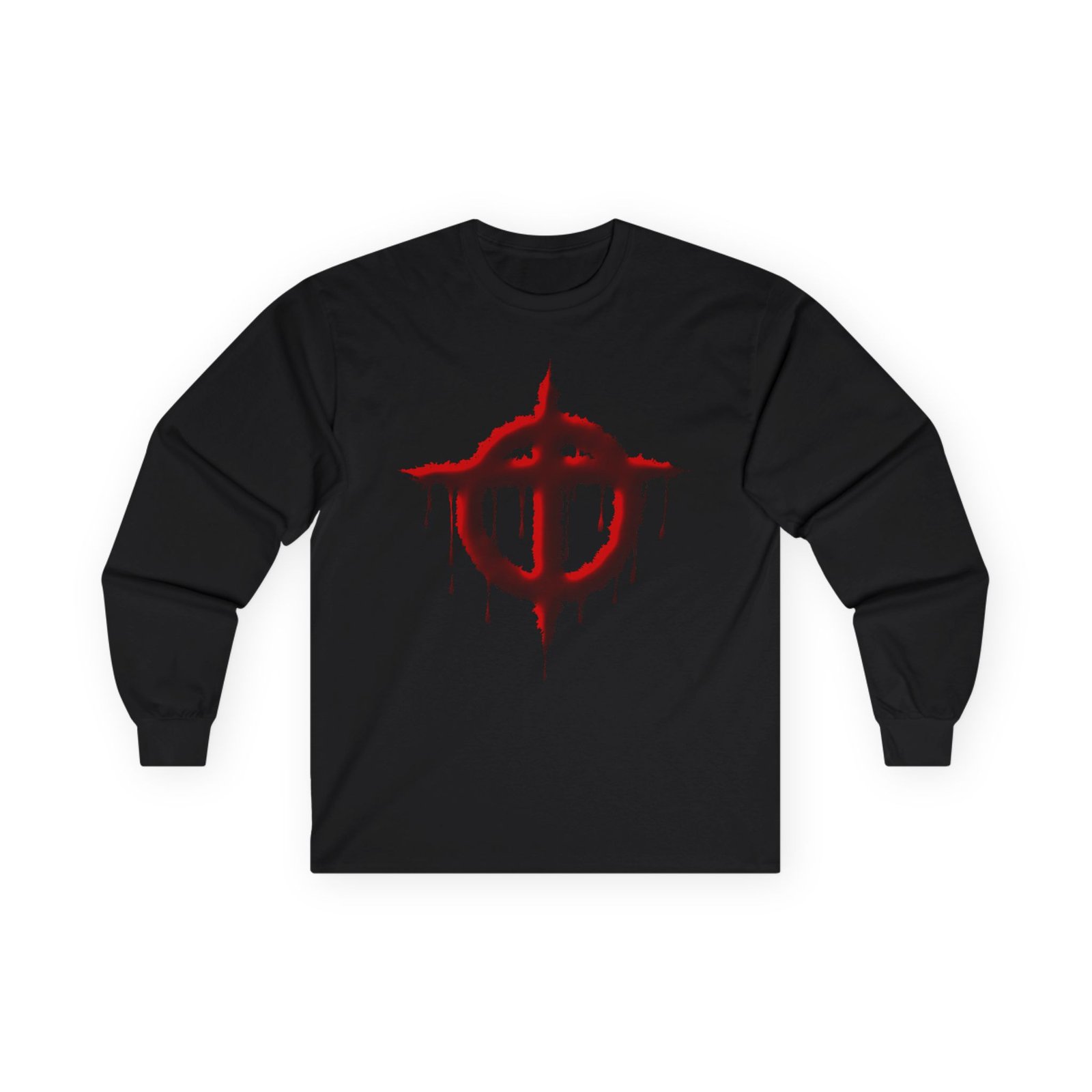 Minier - Bloody Cross Long Sleeve Tshirt (2-Sided)