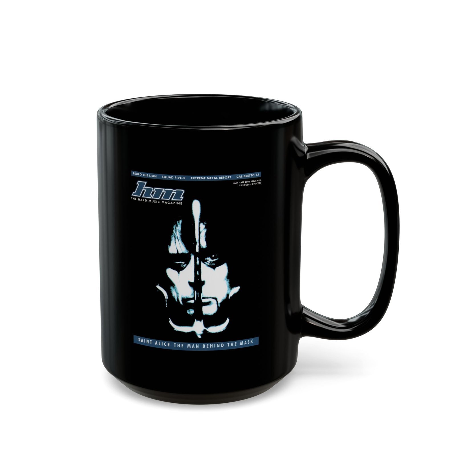 Heaven's Metal Magazine - Issue 94 Alice Cooper Black Mugs (11oz, 15oz) - Image 6