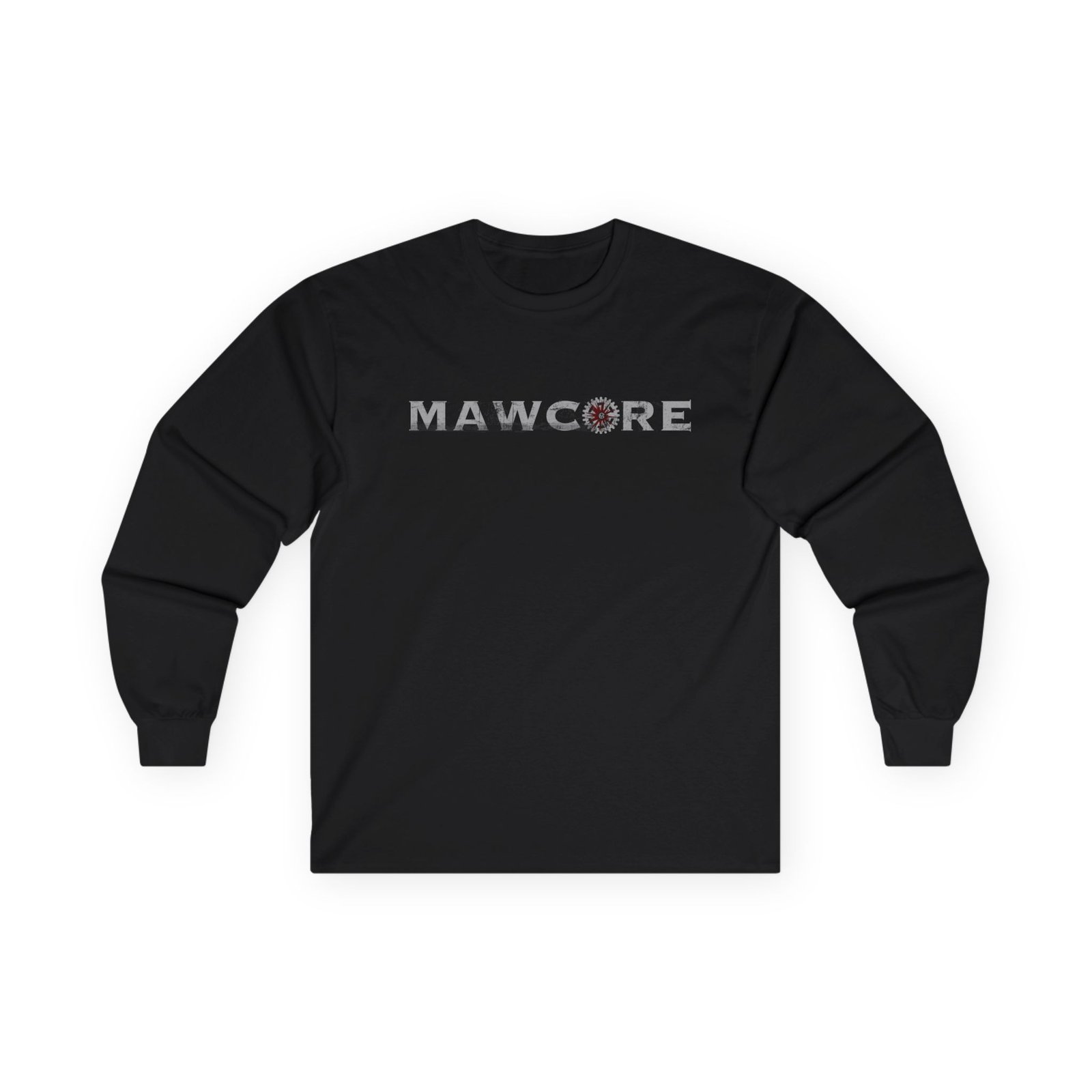 Mawcore Grunge Logo Long Sleeve Tshirt