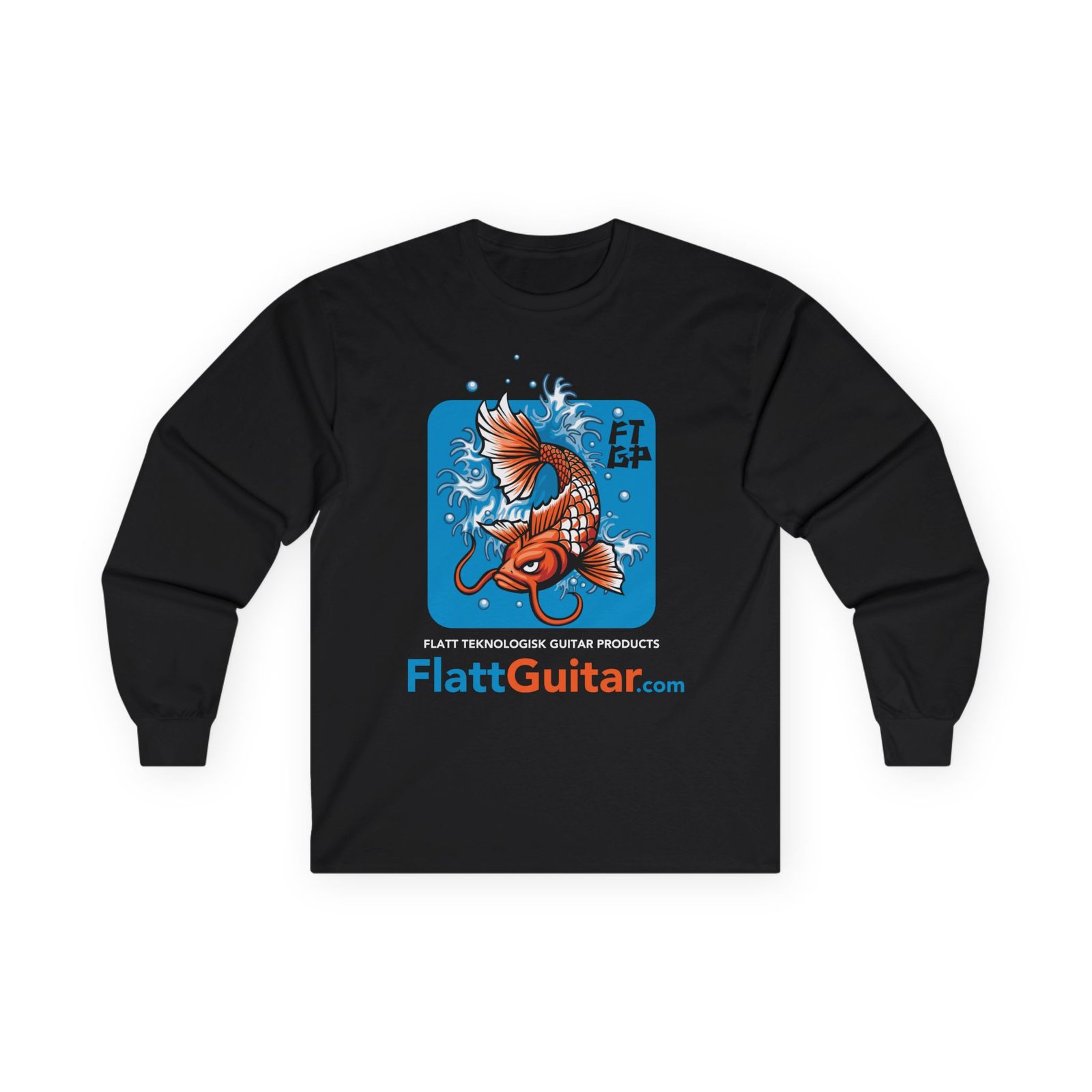 Flatt Teknologisk Guitar Products Koi Long Sleeve Tshirt