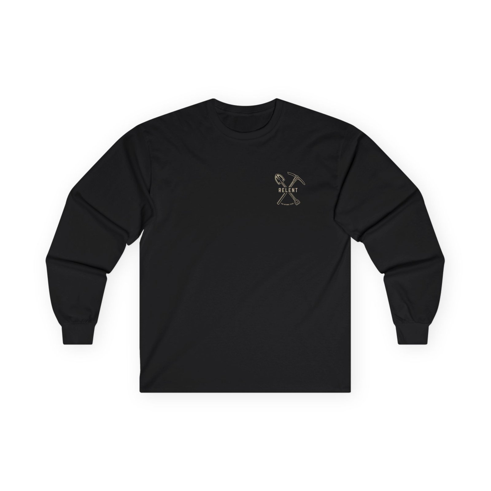 Relent Six Feet Under (Tan) Long Sleeve Tshirt (2-Sided)