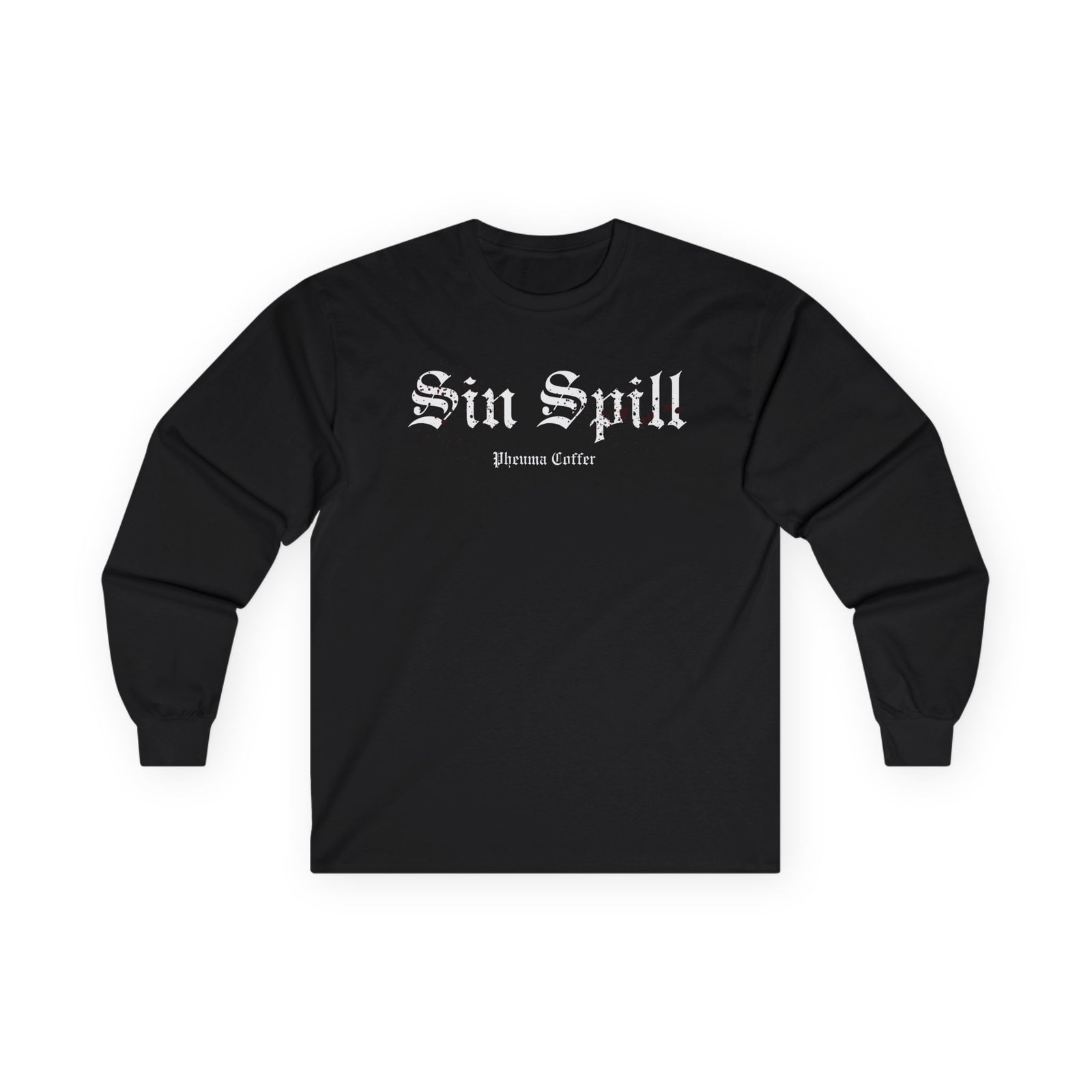 PheumaCoffer - Sin Spill Long Sleeve Tshirt (2-Sided)