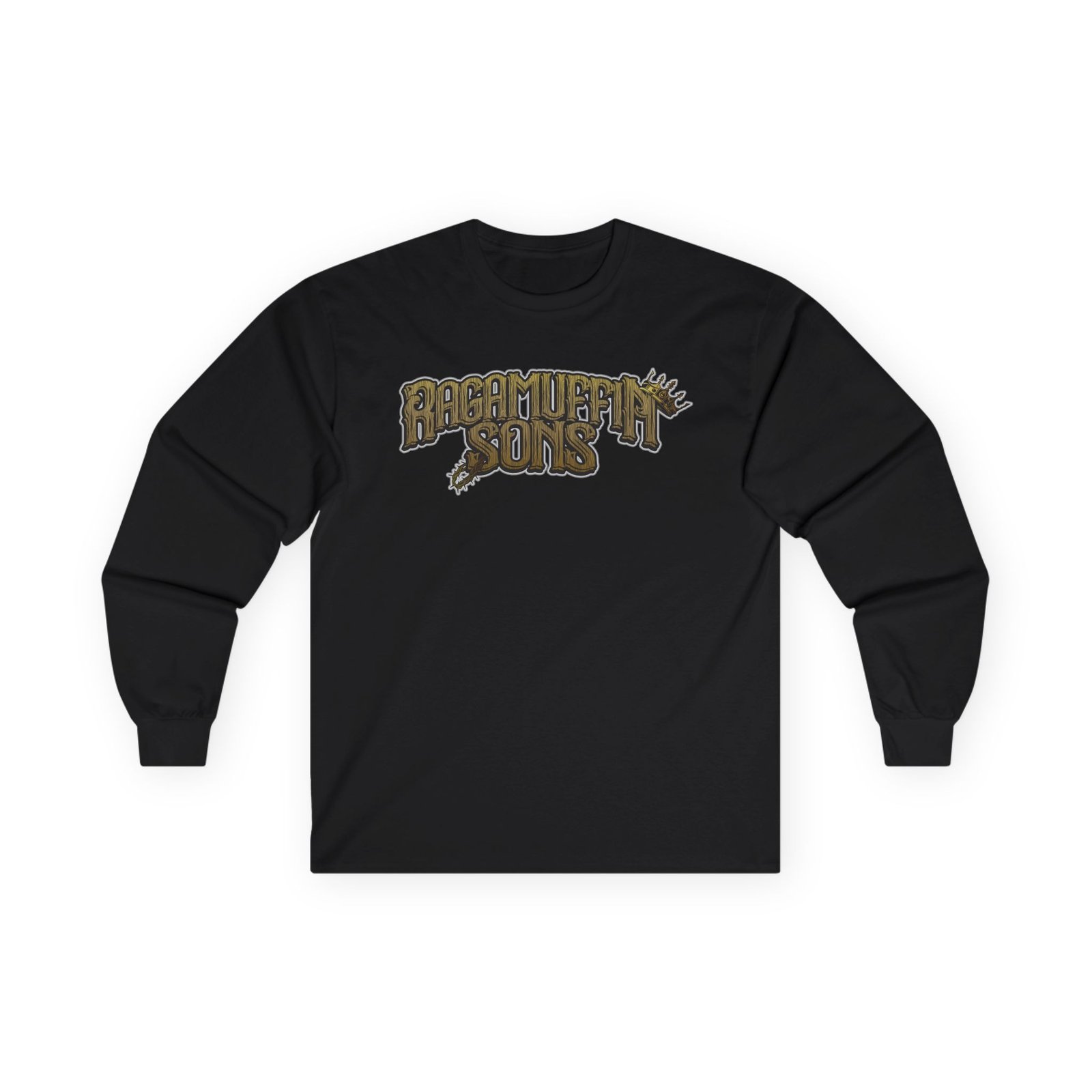 Ragamuffin Sons Woodgrain Logo Long Sleeve Tshirt