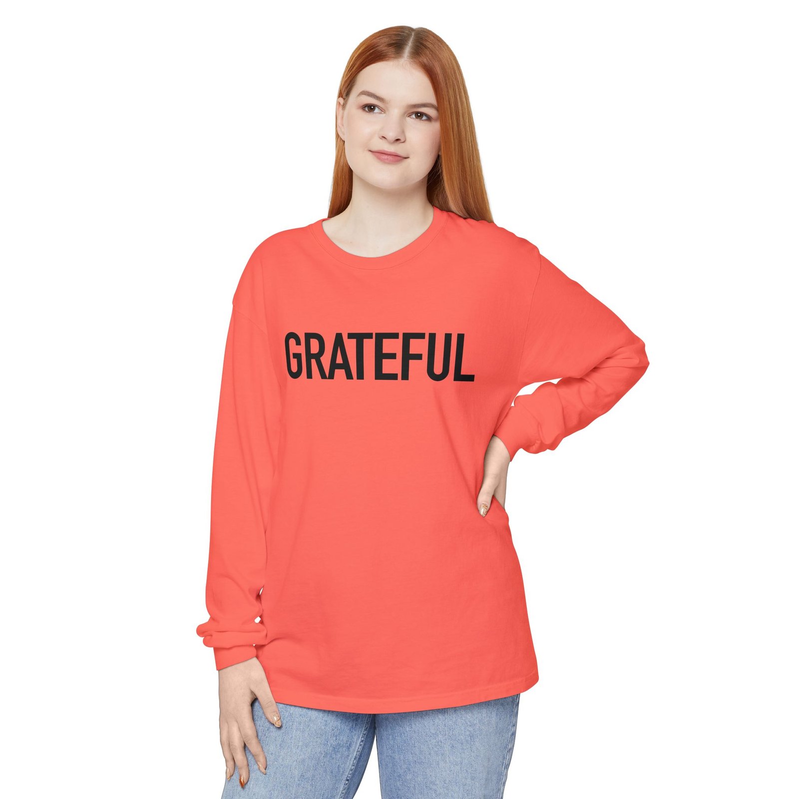 Grateful by Holy Cow Long Sleeve T-Shirt