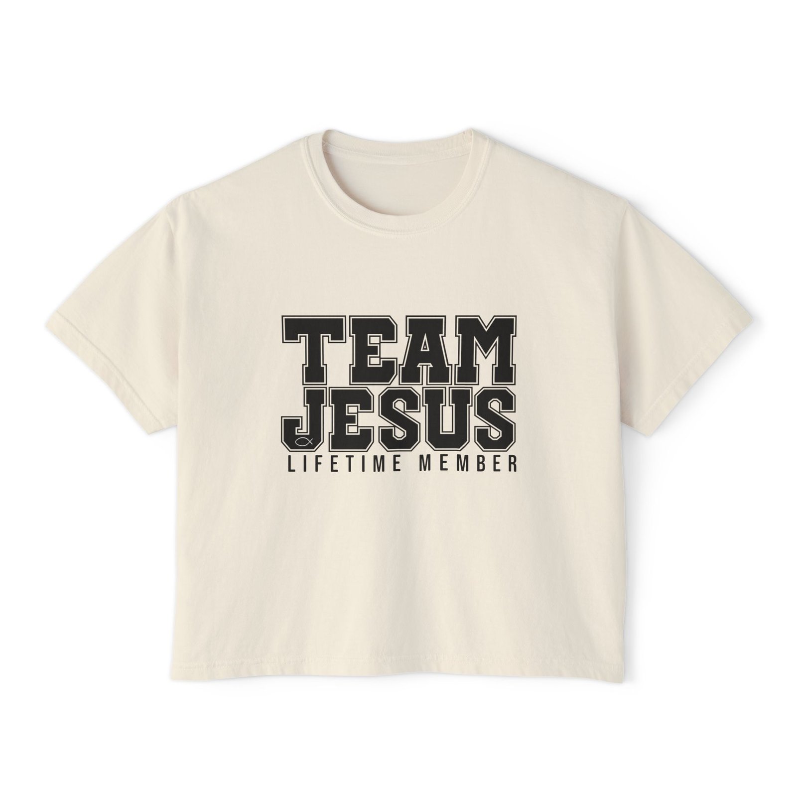 Team Jesus by Holy Cow Women's Boxy T-shirt