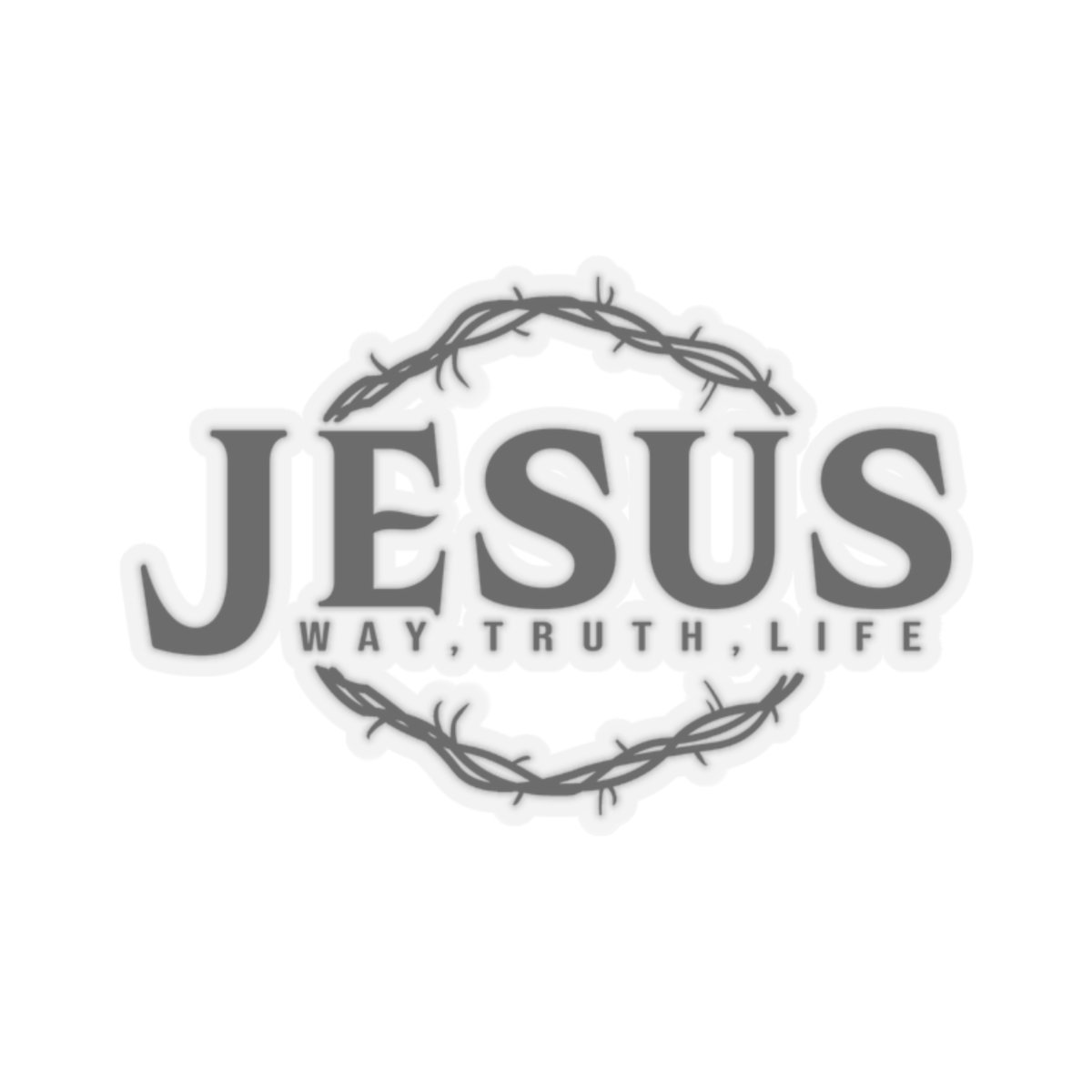 Jesus is The Way by Holy Cow Stickers