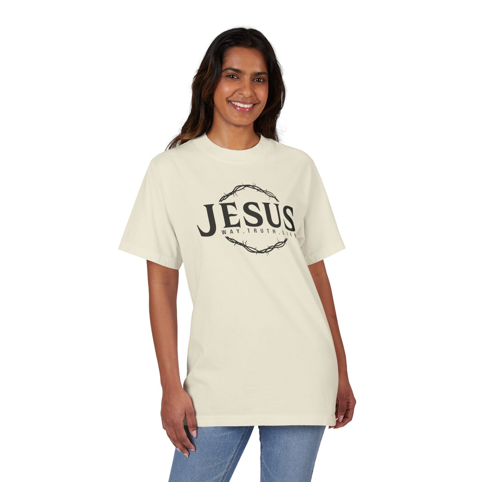 Jesus is The Way by Holy Cow Oversize Shaka Wear T-Shirt