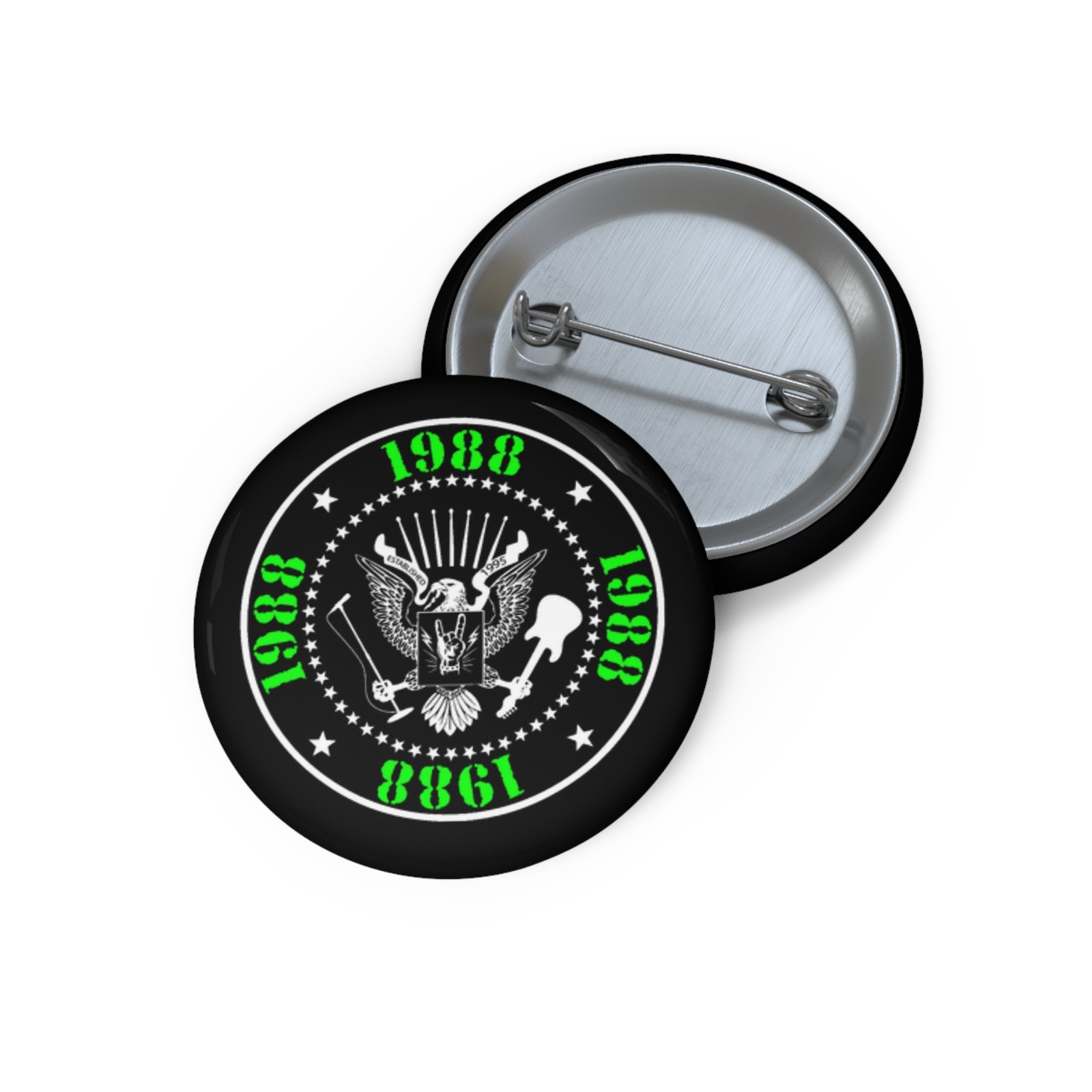 1988 - Hey Ho Pin Buttons