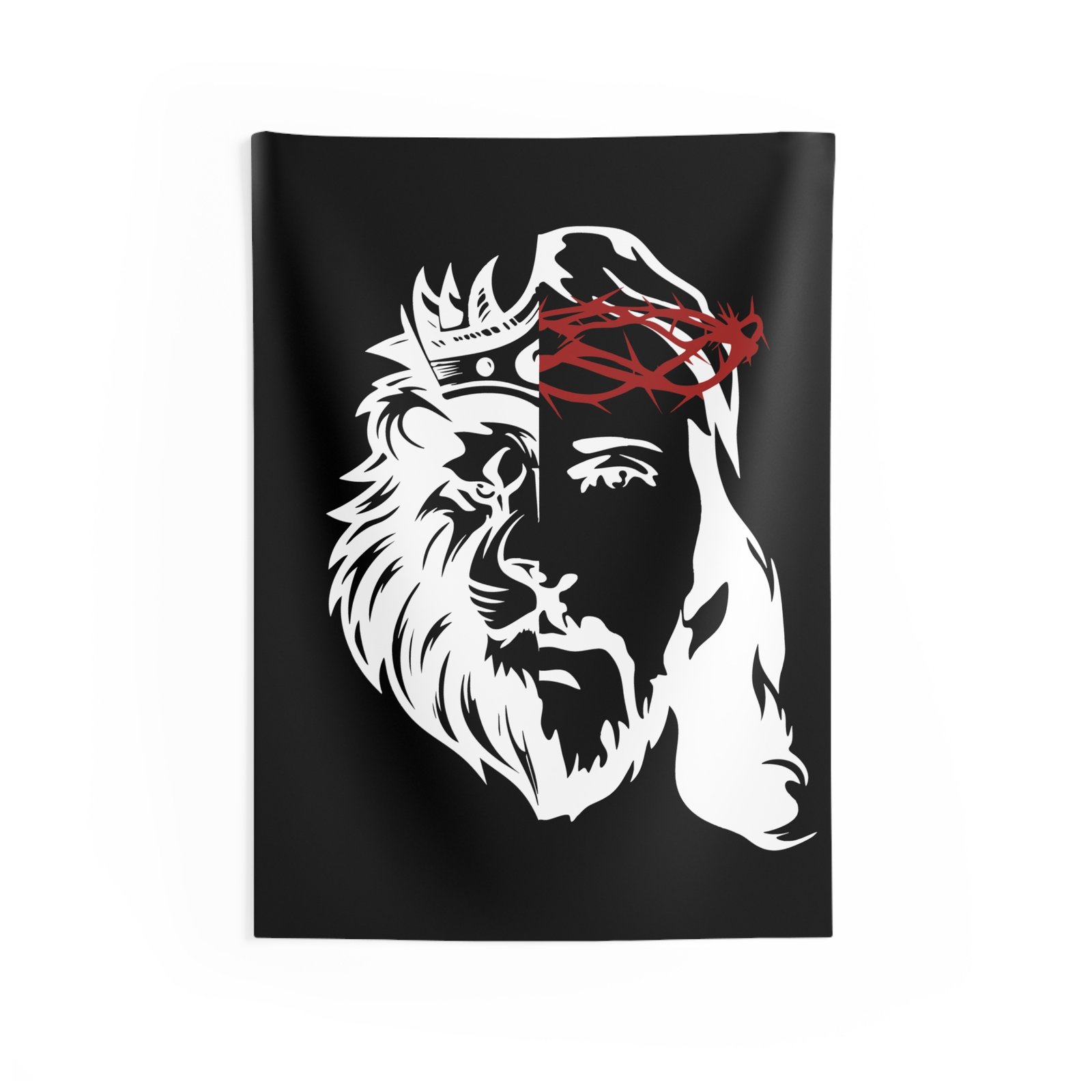 Forsaken Hero - Lion Indoor Wall Tapestries