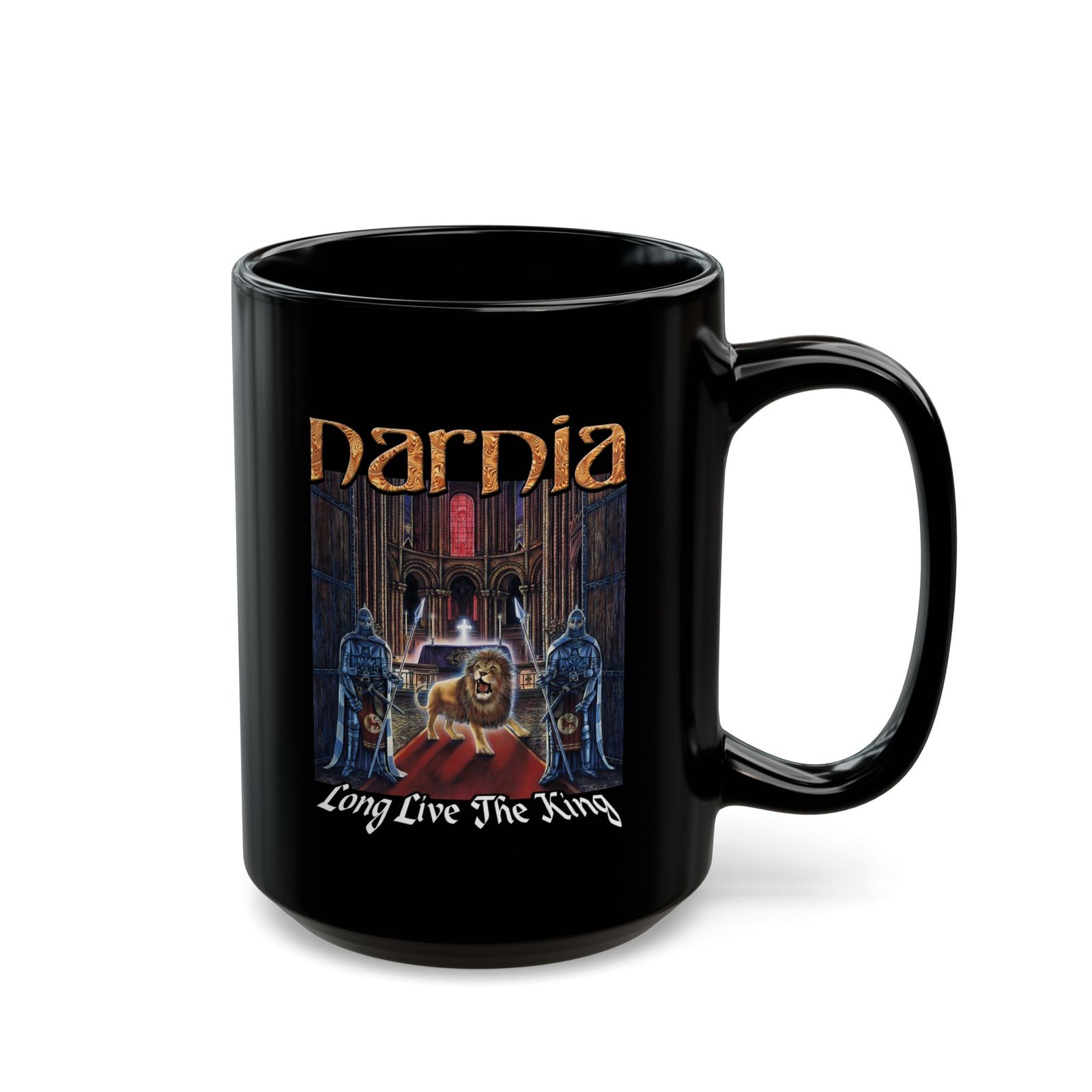 Narnia - Long Live The King Black Mugs (11oz, 15oz)