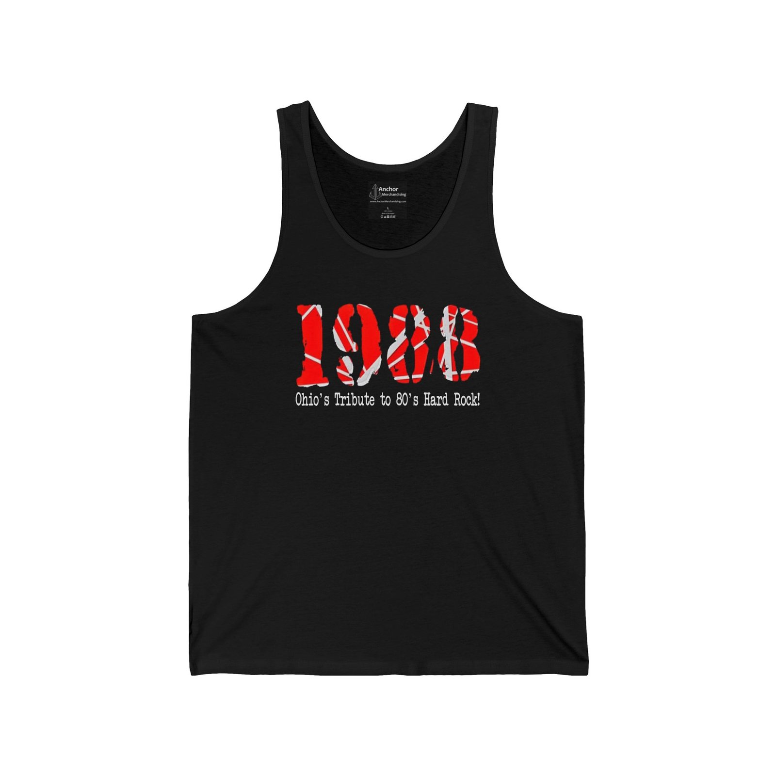 1988 EVH Logo Unisex Jersey Tank Top
