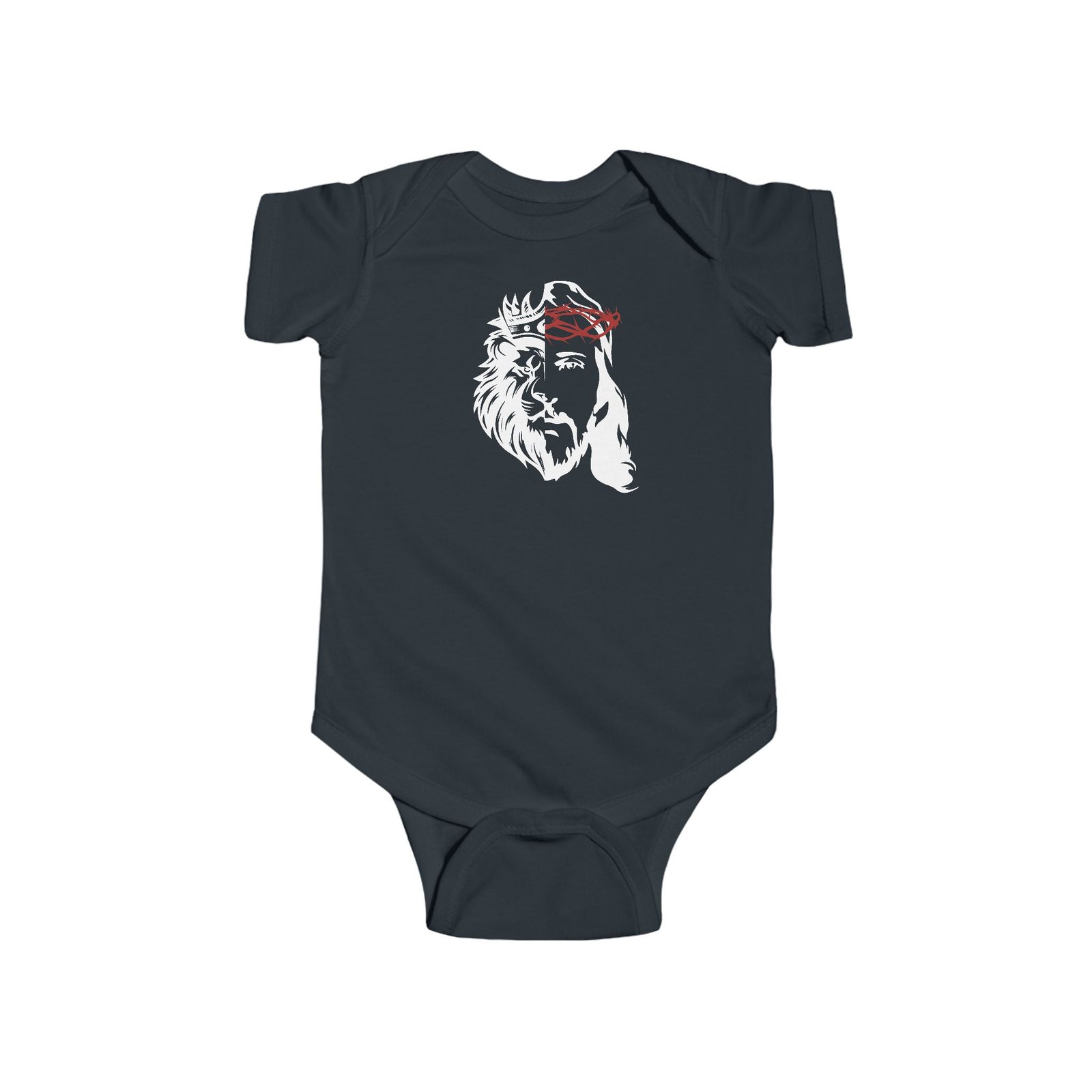 Forsaken Hero - Lion Infant Fine Jersey Bodysuit - Image 4