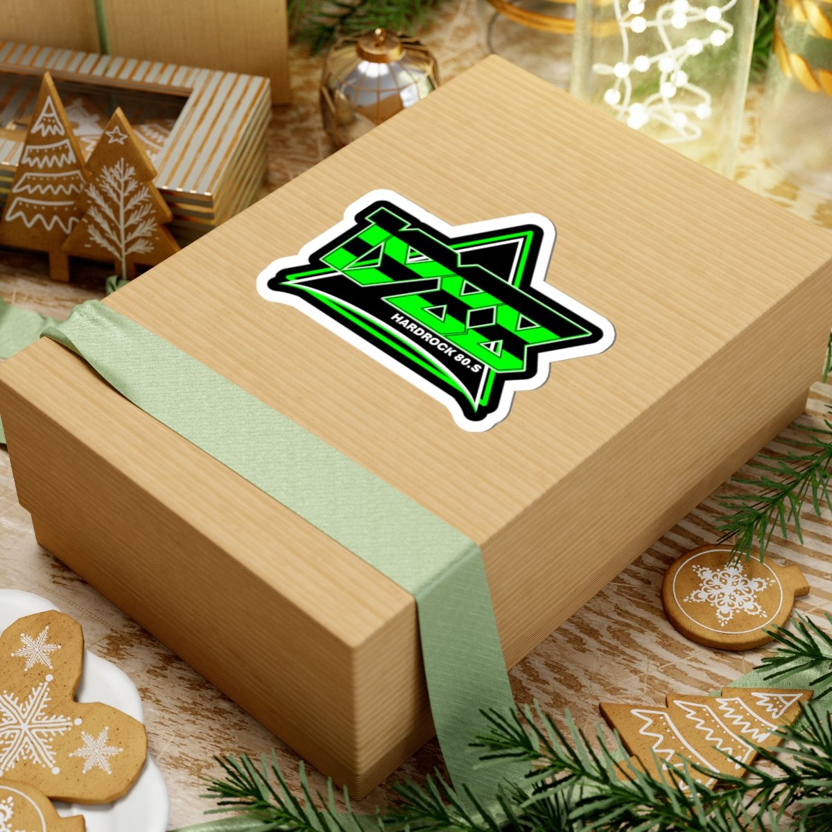 1988 Stryped Logo (Green) Die Cut Stickers - Image 12