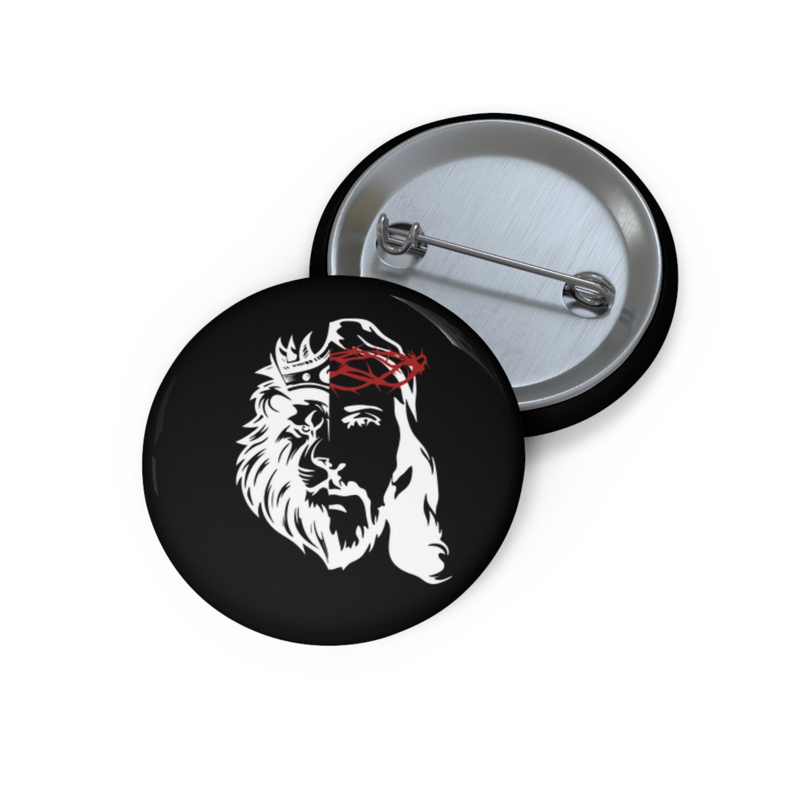 Forsaken Hero - Lion Pin Buttons