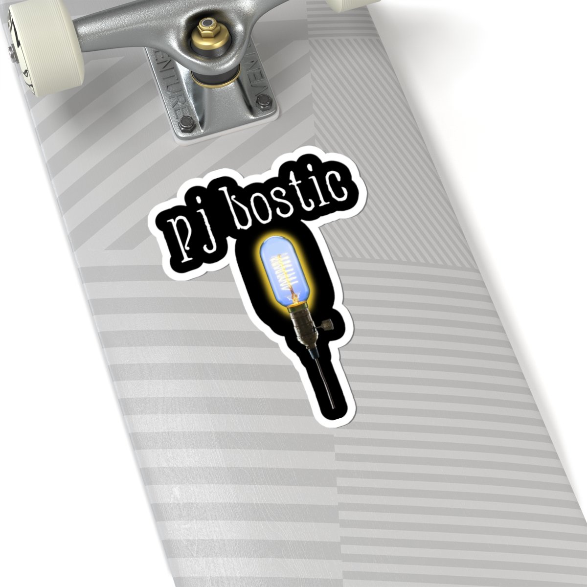 PJ Bostic - Light Bulb Die Cut Stickers