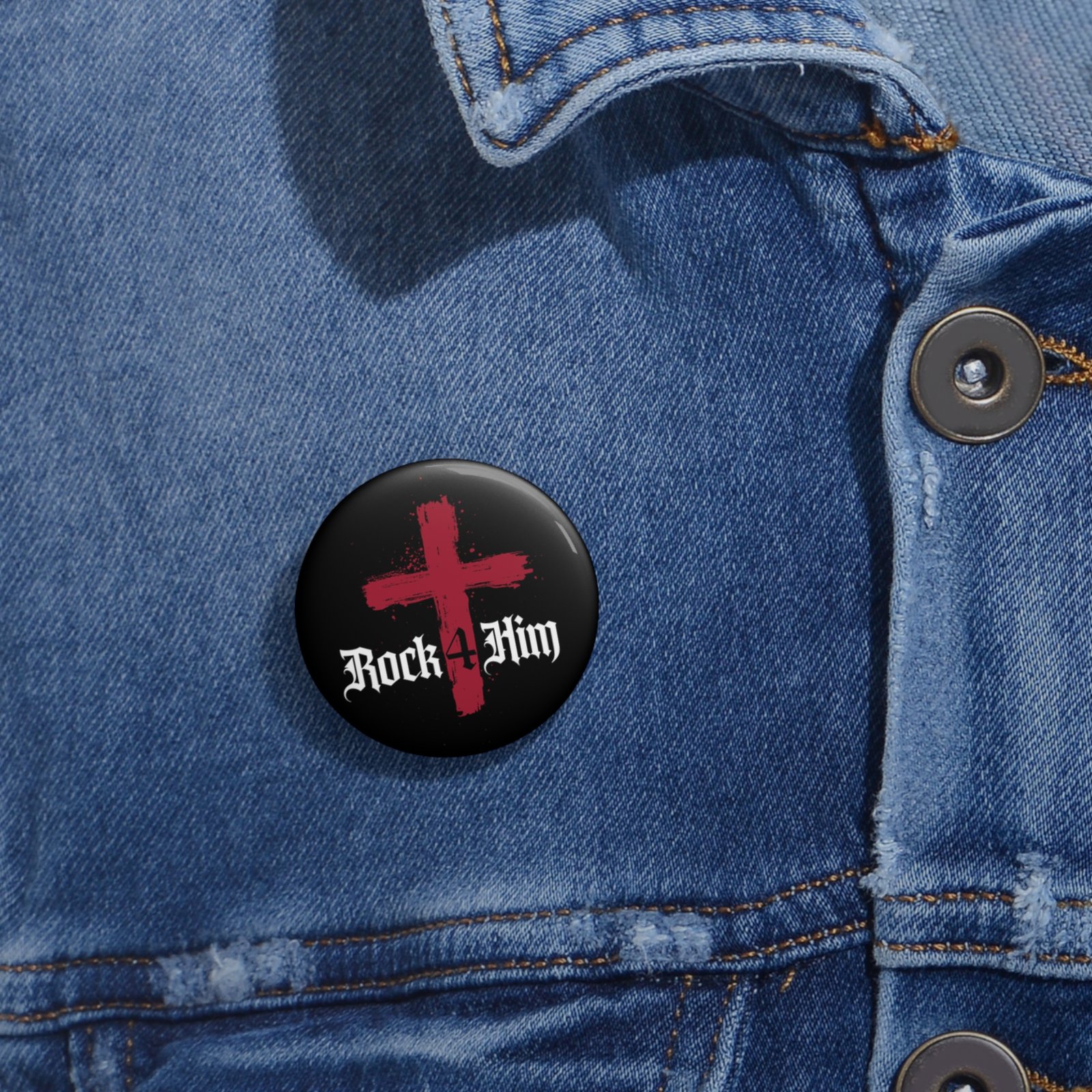 Rock4Him - Music With A Message Pin Buttons - Image 2