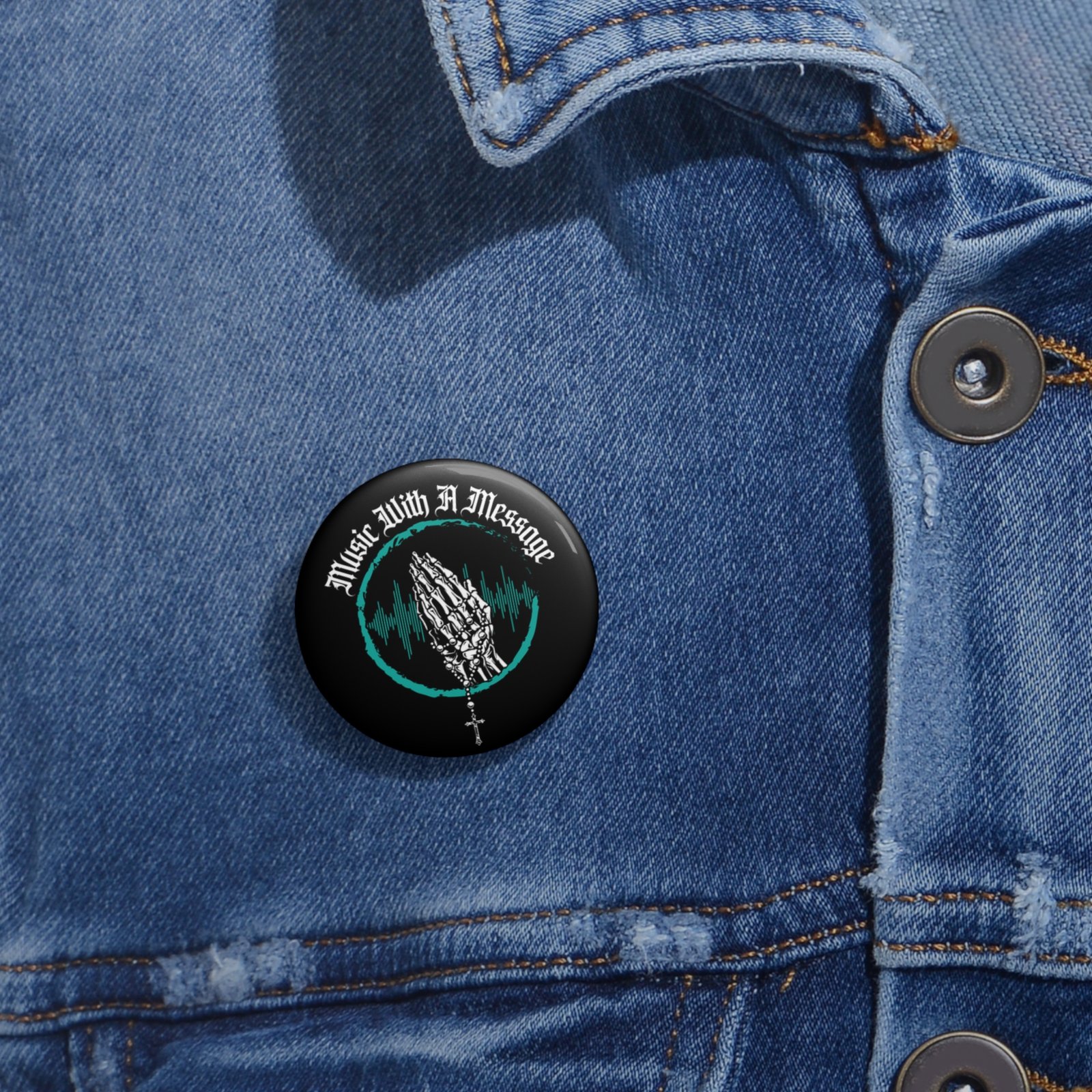 Rock4Him - Music With A Message (Version II) Pin Buttons - Image 2