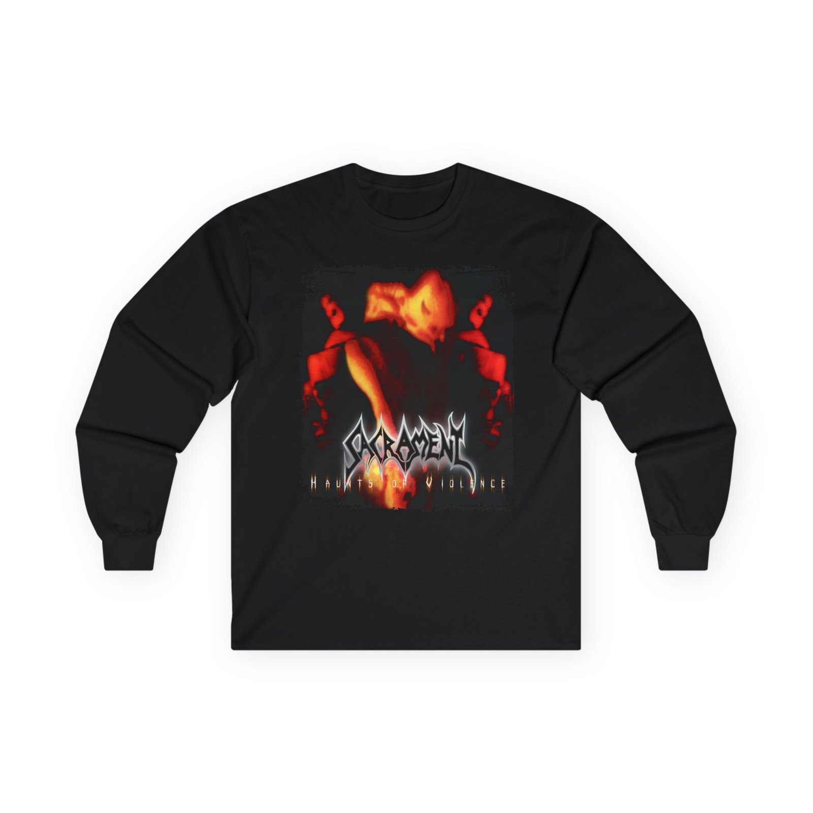 Sacrament - Haunts Of Violence Long Sleeve Tshirt (2-Sided)