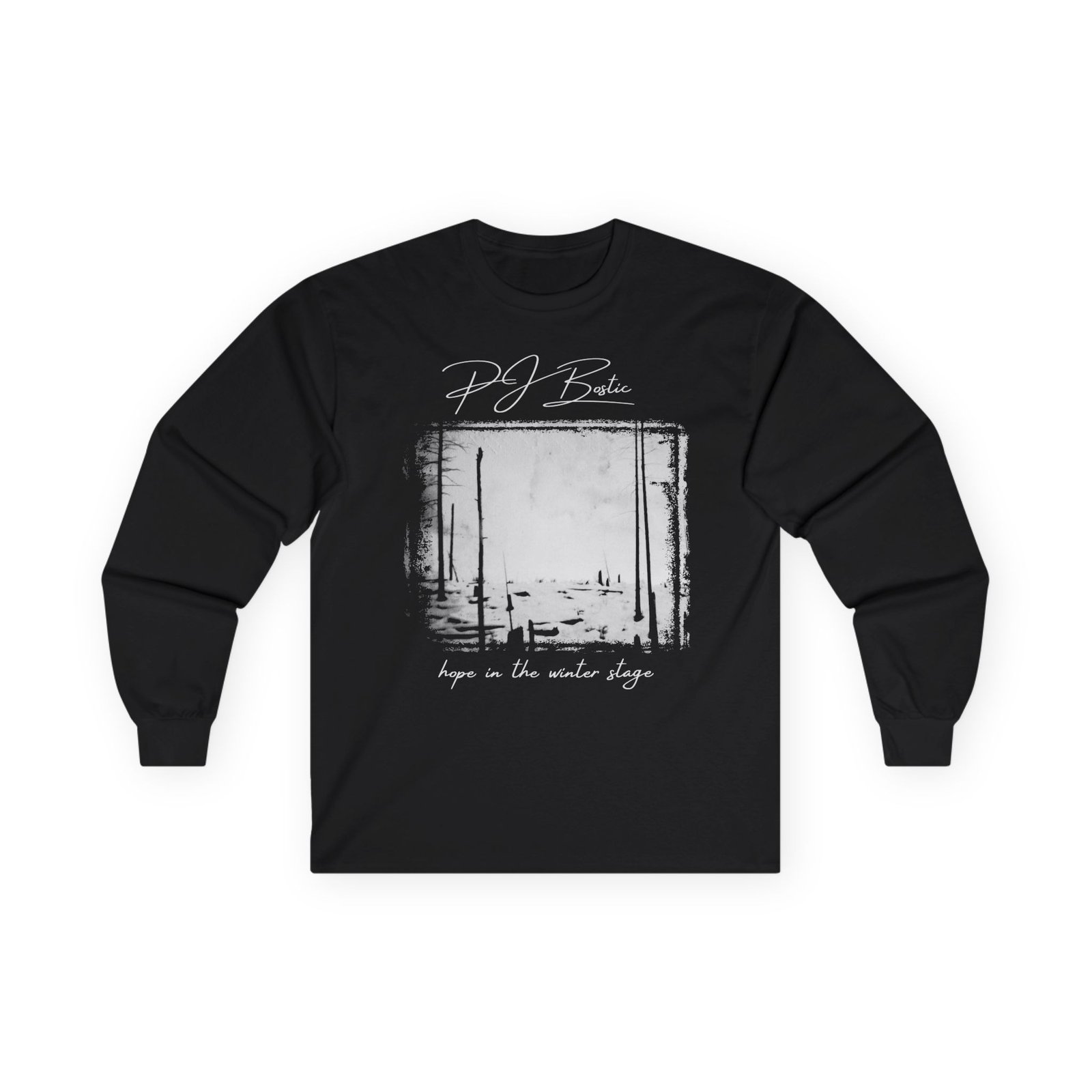 PJ Bostic - Hope In The Winter Stage Long Sleeve Tshirt (2-Sided)