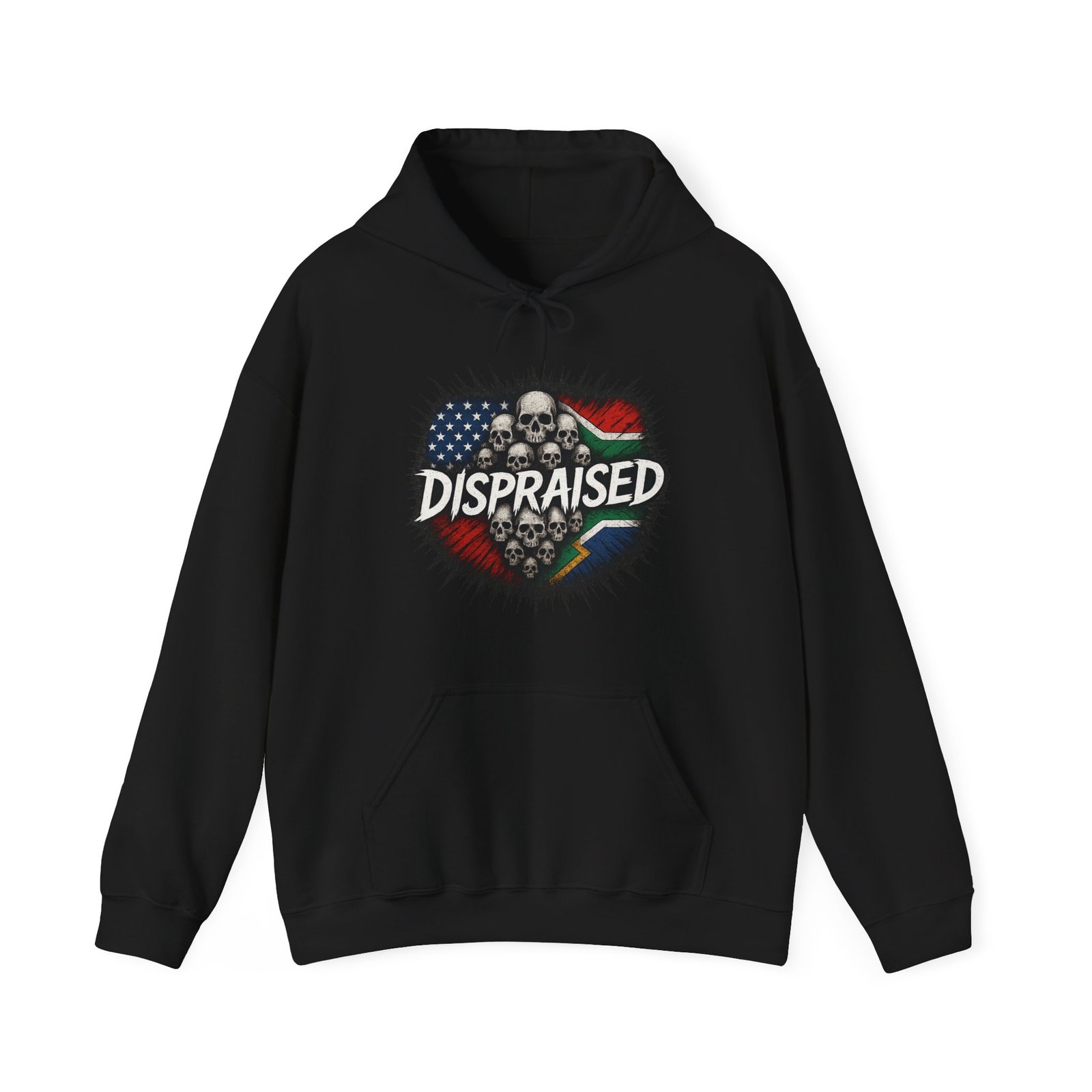 Dispraised - Skulls And Flags Pullover Hooded Sweatshirt