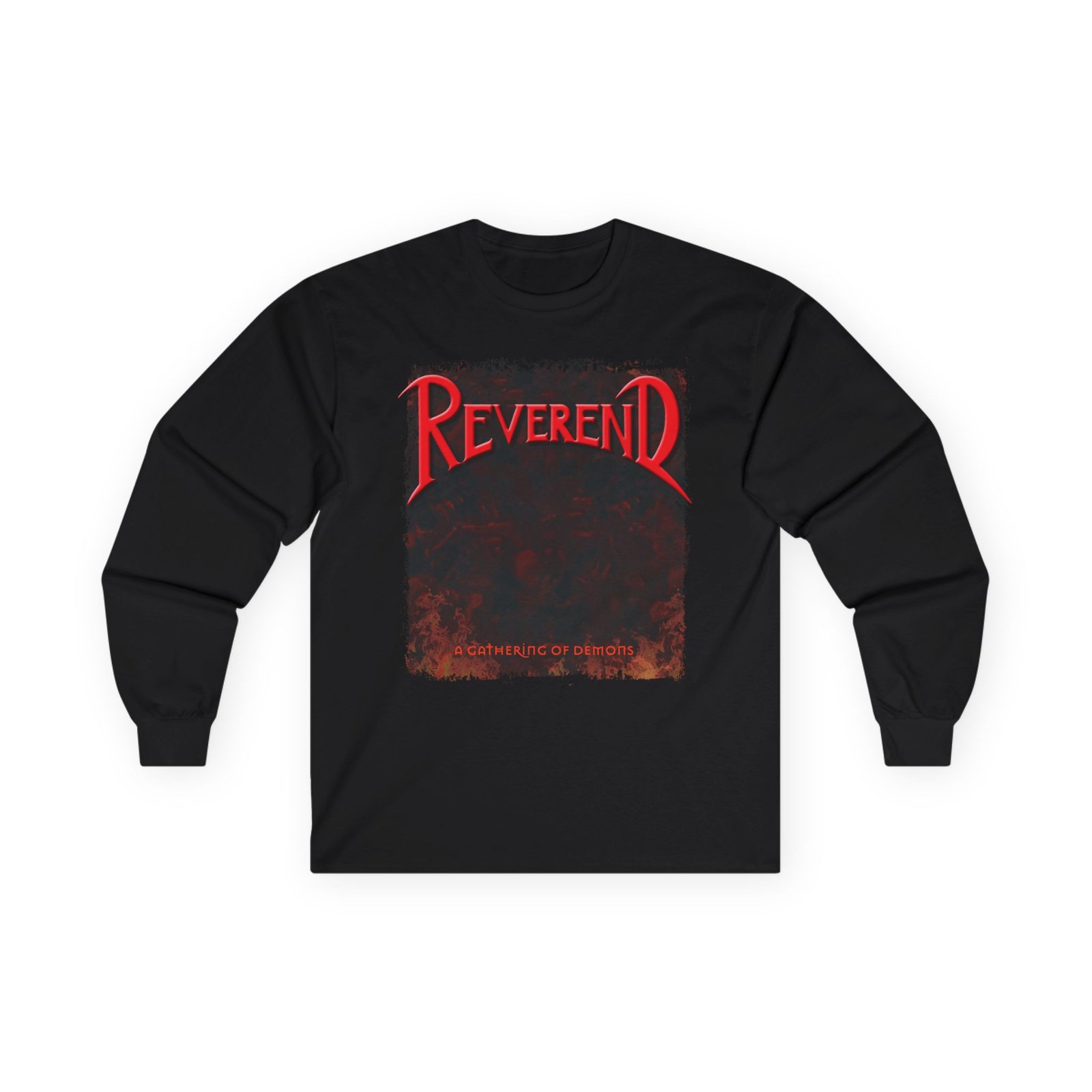 Reverend - A Gathering Of Demons New Cover Long Sleeve Tshirt