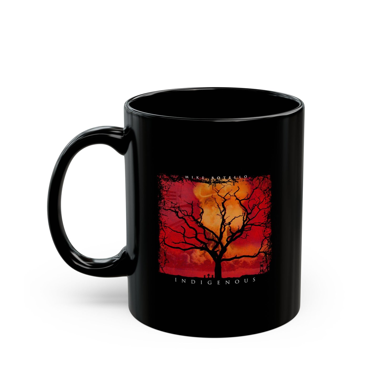 Mike Botello - Indigenous 11oz Black Mugs