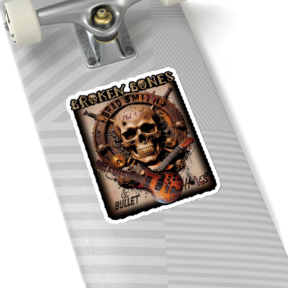 Brad Smith - Broken Bones And Bullet Holes Die Cut Stickers