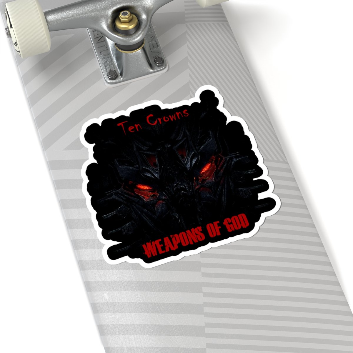 Weapons Of God - Ten Crowns Die Cut Stickers
