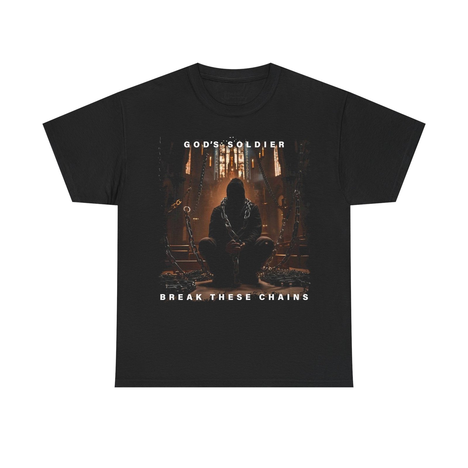 God's Soldier - Break These Chains Short Sleeve T-shirt