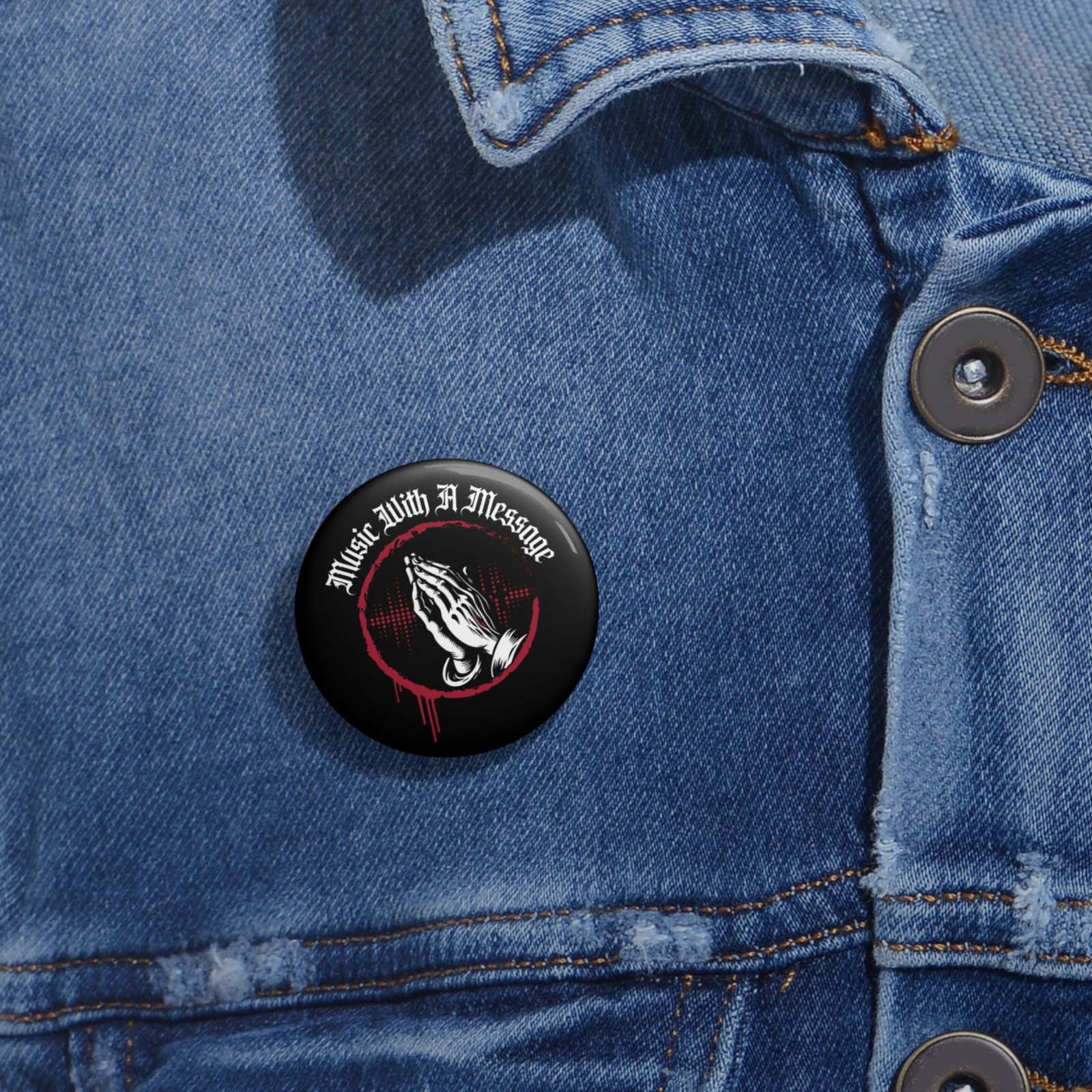 Rock4Him - Music With A Message Pin Buttons - Image 2
