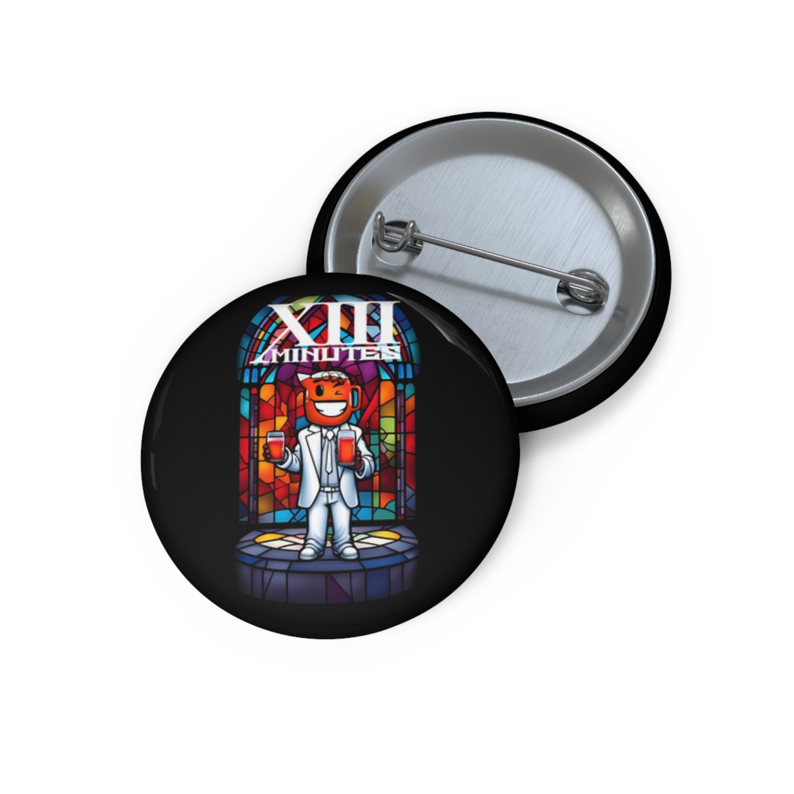 XIII Minutes - Cult Leader Drink Pin Buttons