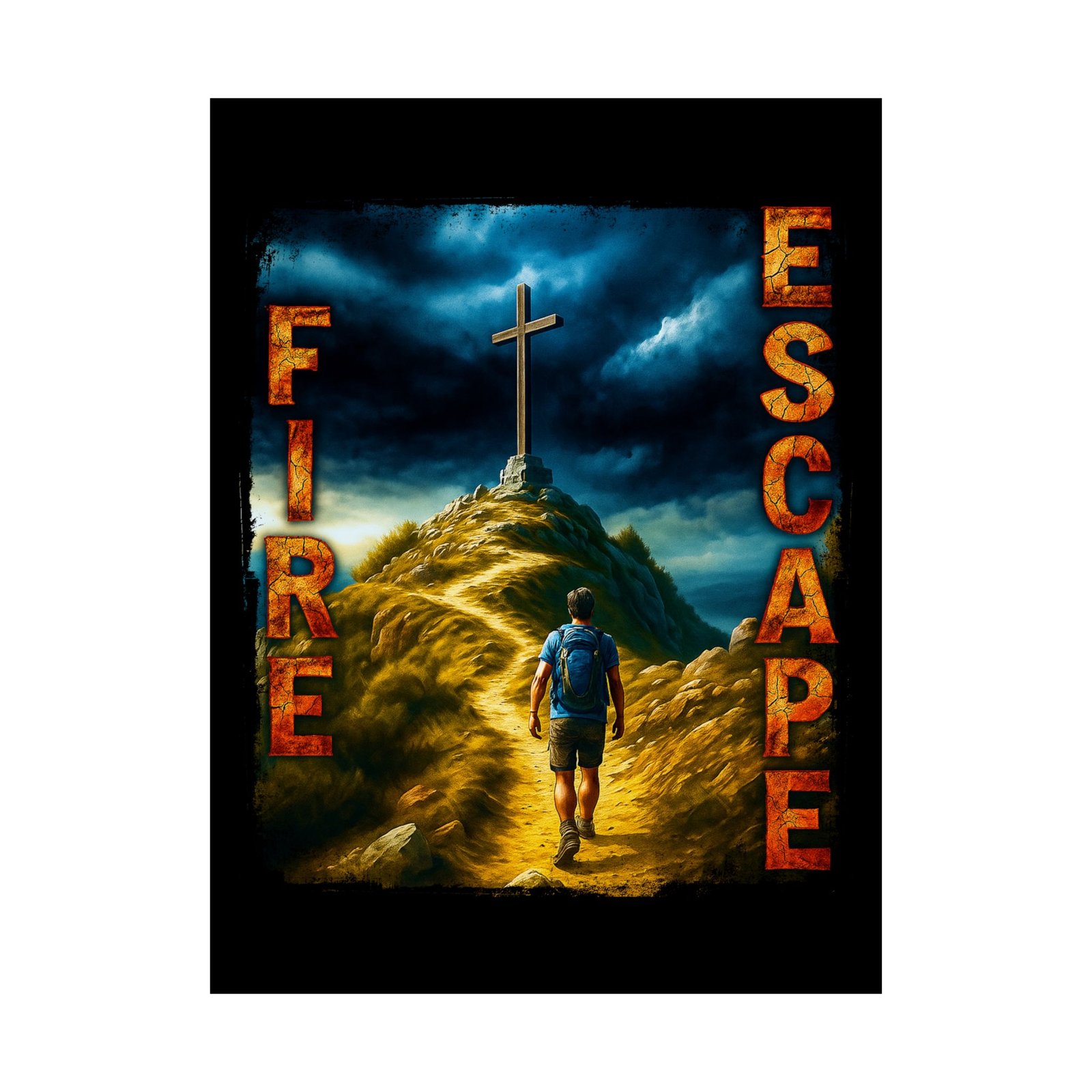 Fire Escape Poster Prints (210gsm)