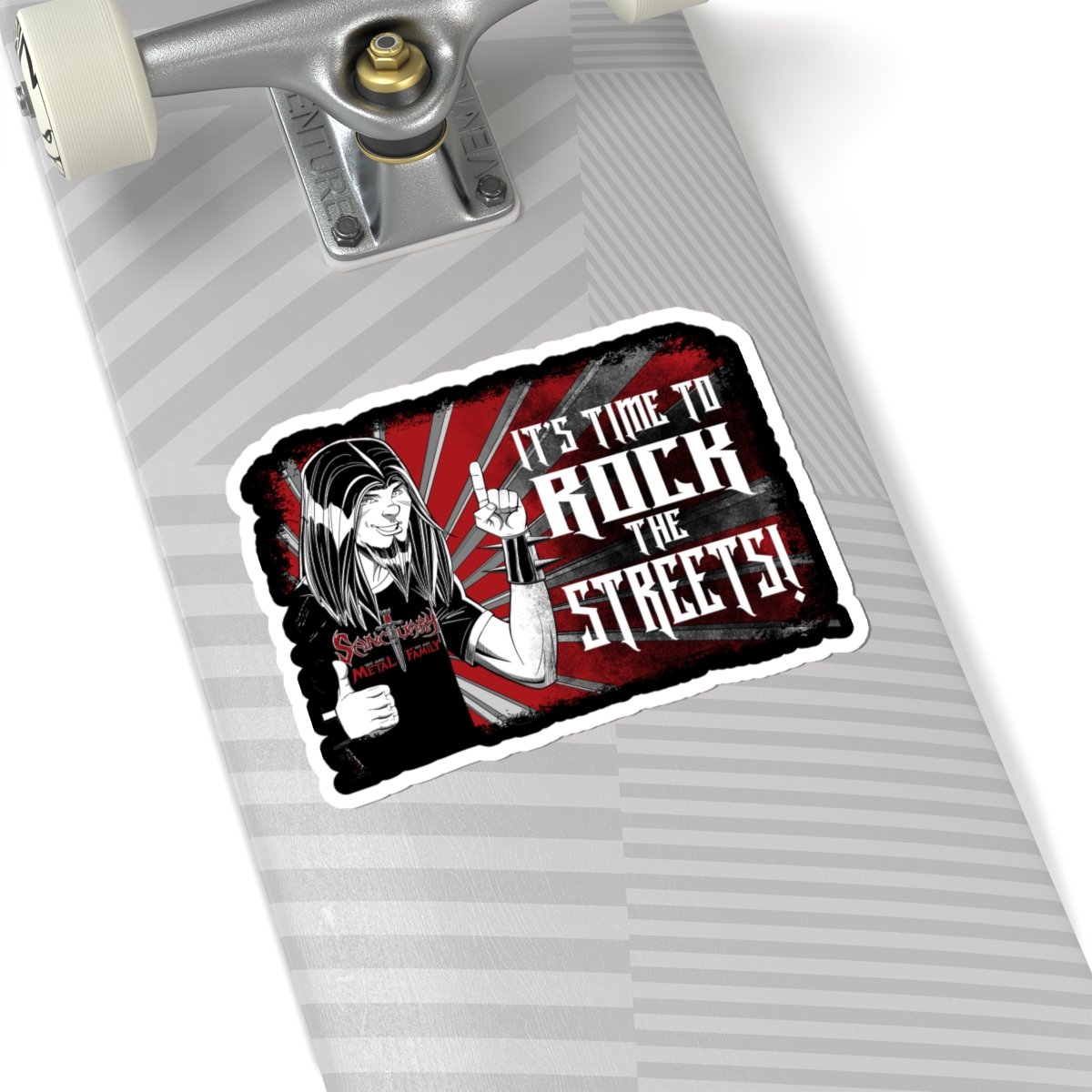 Sanctuary International - It's Time To Rock Die Cut Stickers