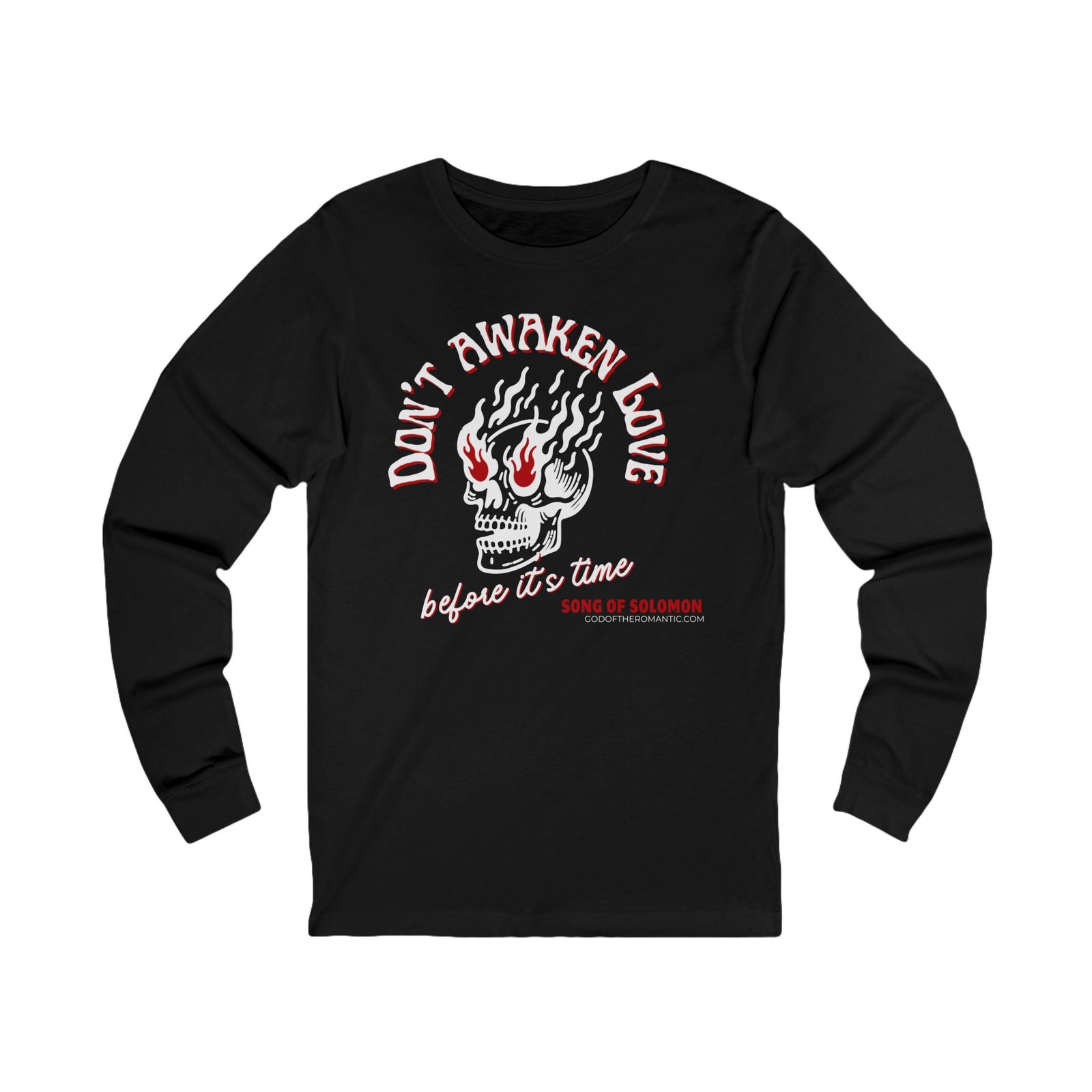 God Of The Romantic - Awaken Skull Long Sleeve Tshirt