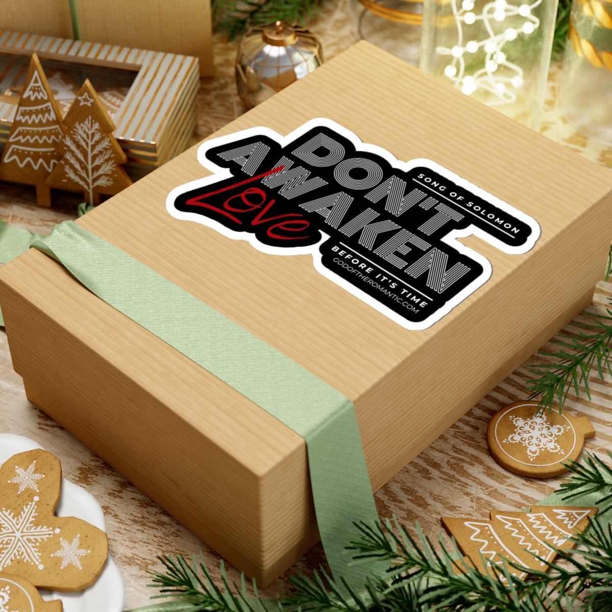 God Of The Romantic - Awaken (Pinstripes Version) Die Cut Stickers - Image 3