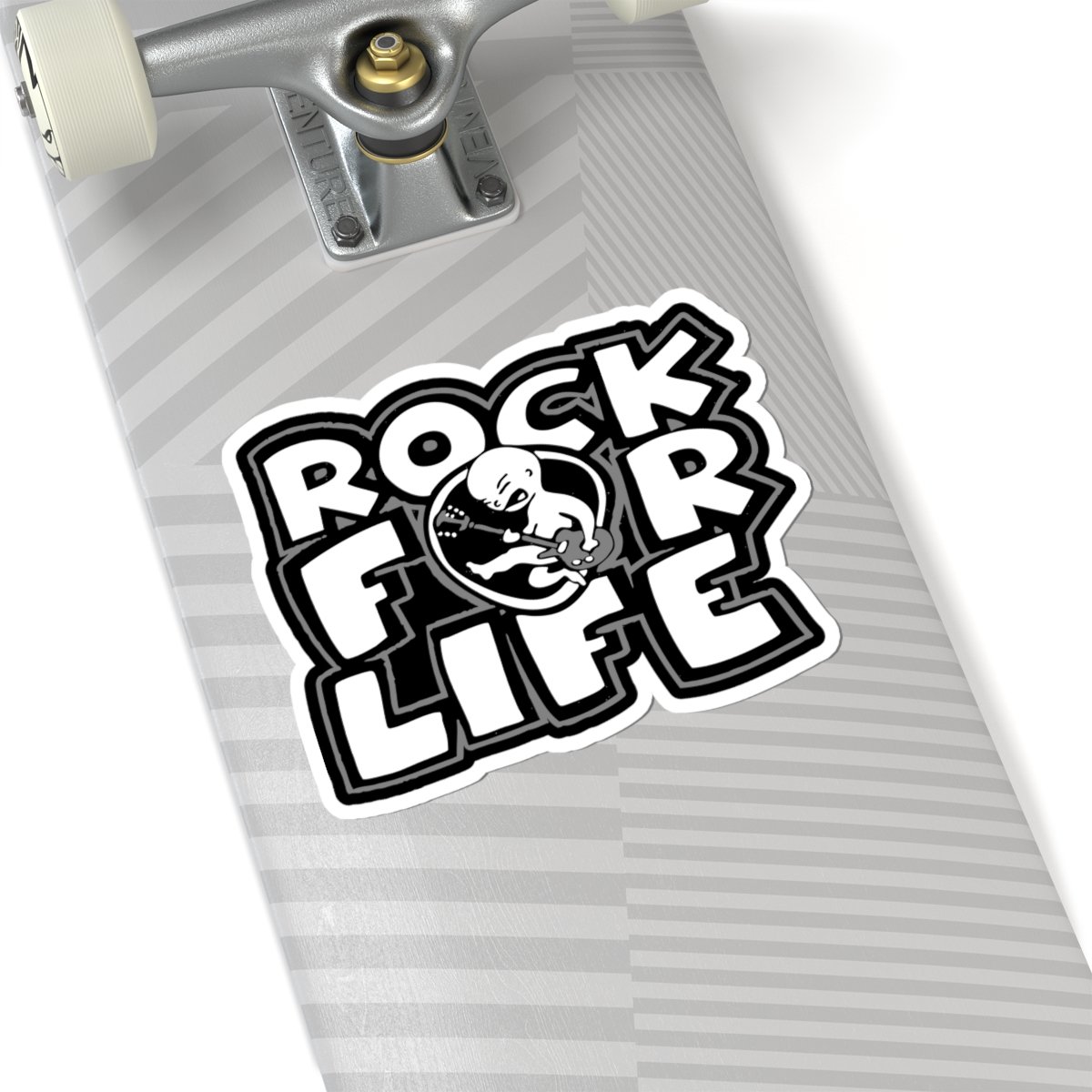 Rock For Life Logo Die Cut Stickers