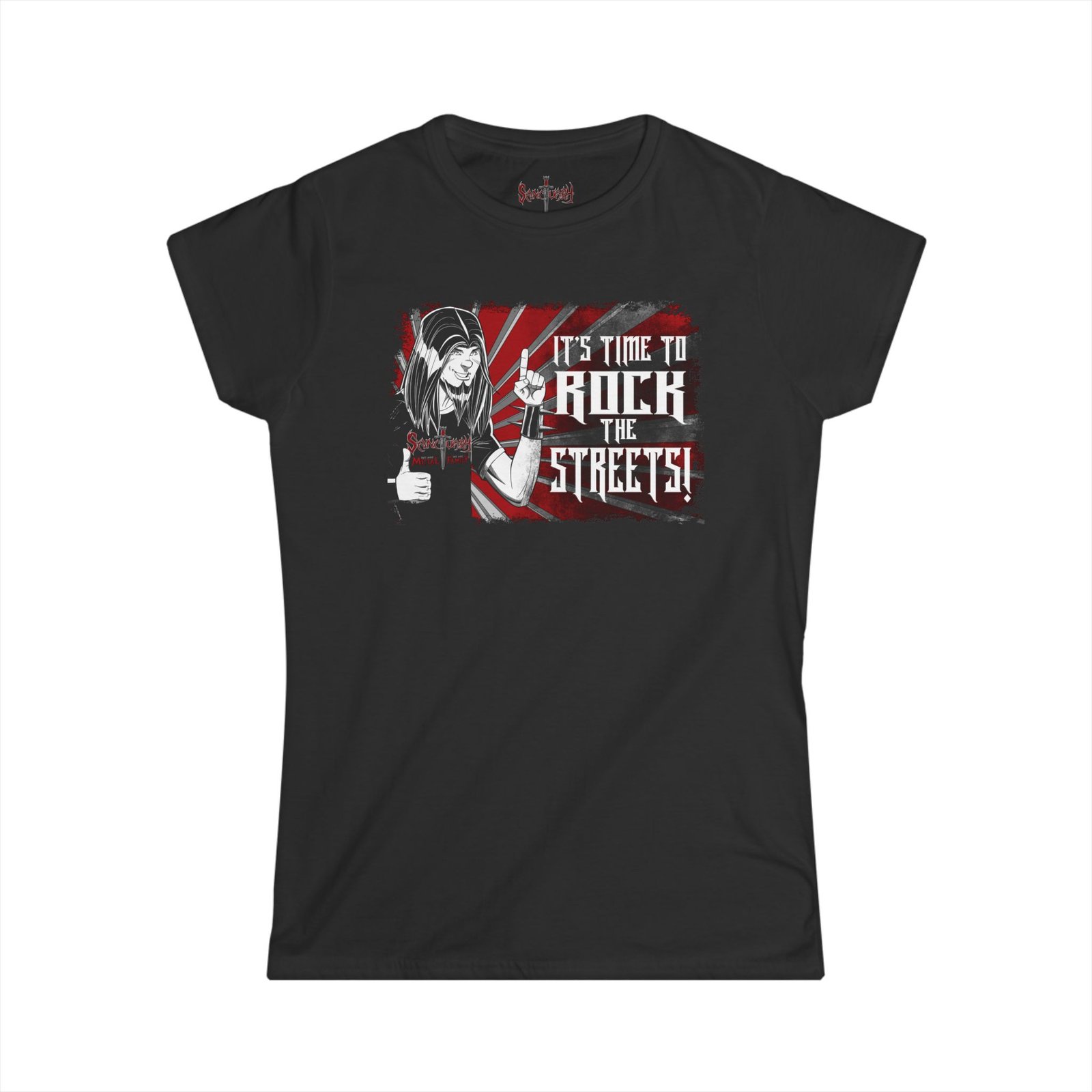 Sanctuary International - It's Time To Rock Women's Short Sleeve Tshirt