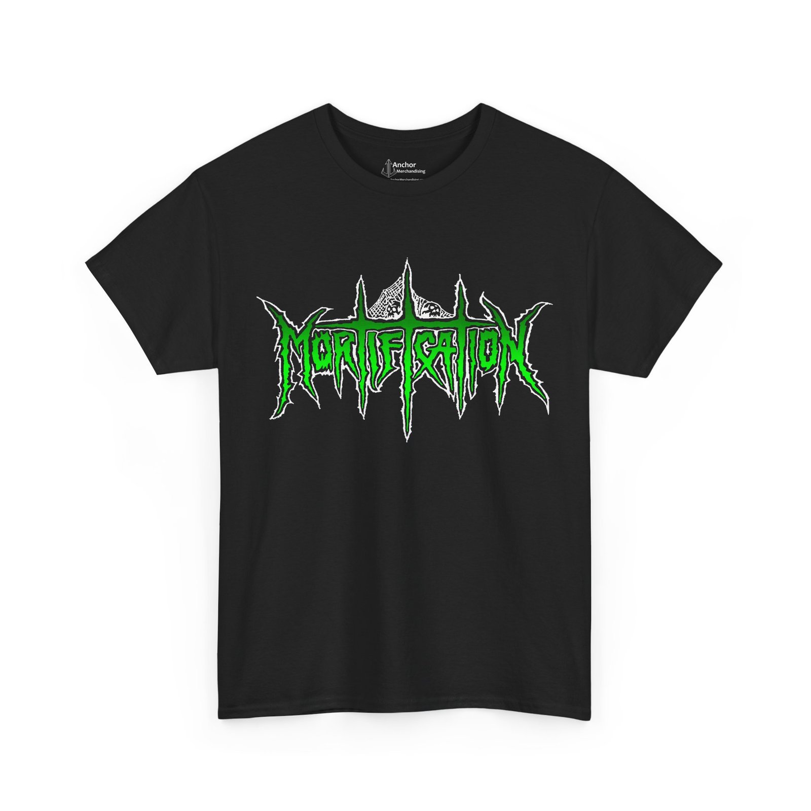 Mortification Total Thrashing Death Green Short Sleeve Tshirt