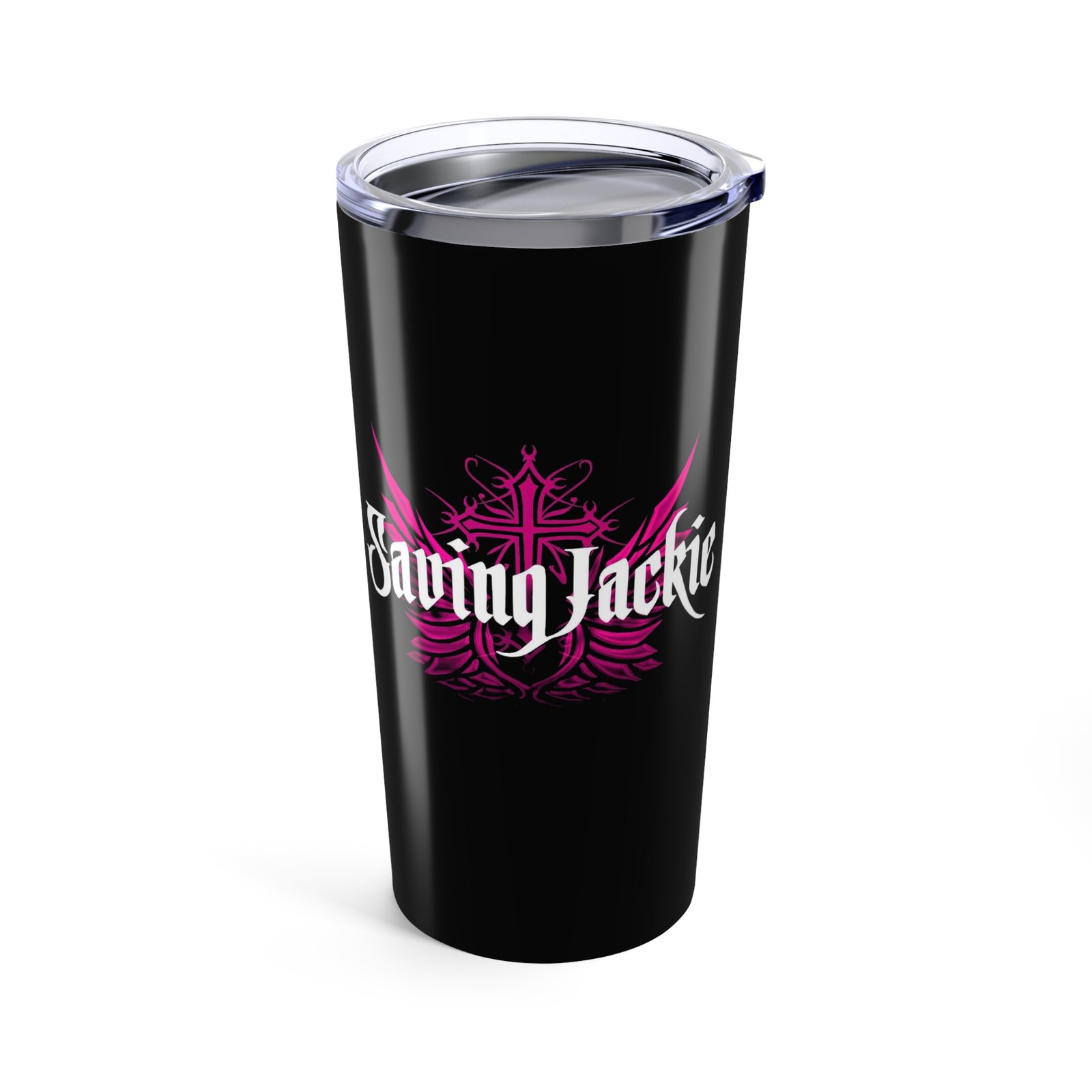 Saving Jackie Wings Logo 20oz Stainless Steel Tumbler