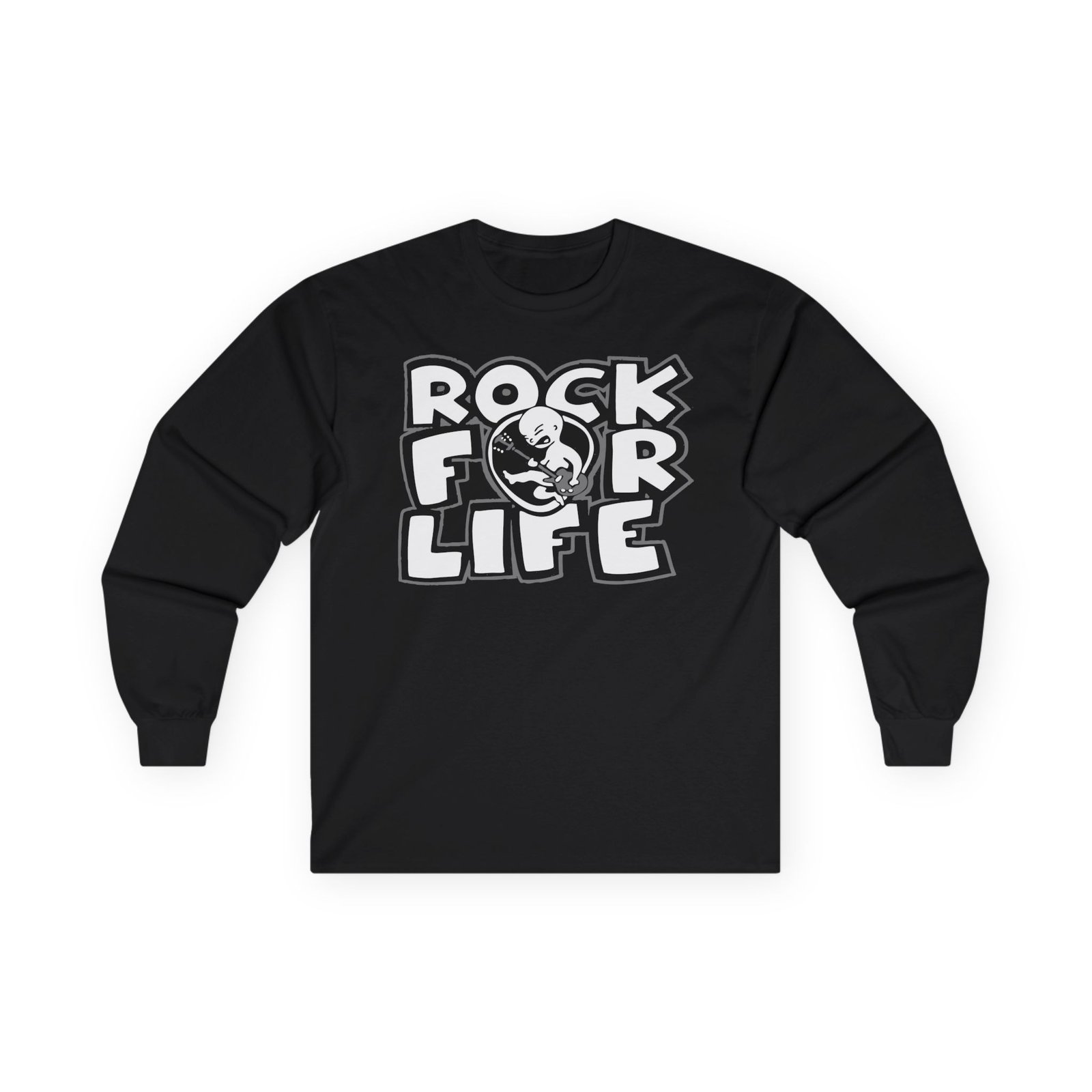 Rock For Life Logo Long Sleeve Tshirt
