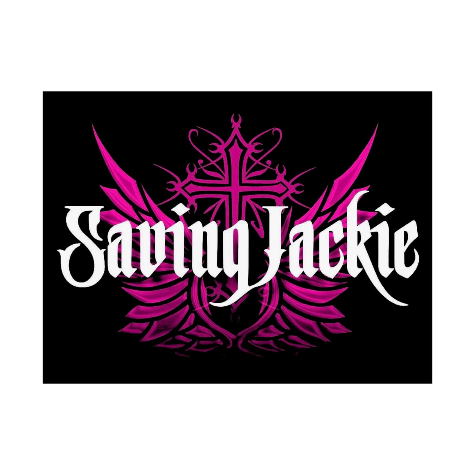 Saving Jackie Wings Logo Poster Prints (210gsm)